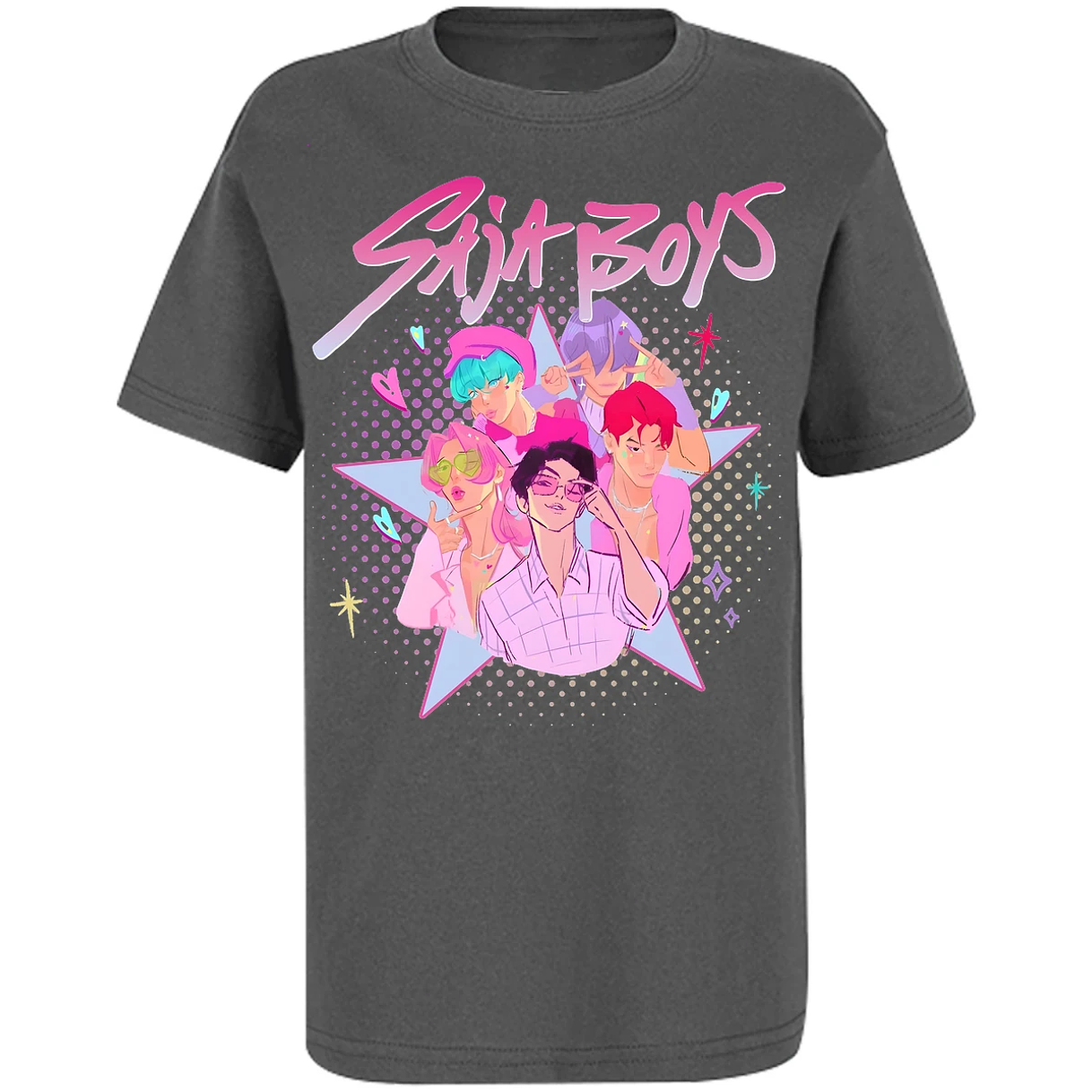 Playera Las Guerreras K Pop Saja Boys 10 para Niño 4