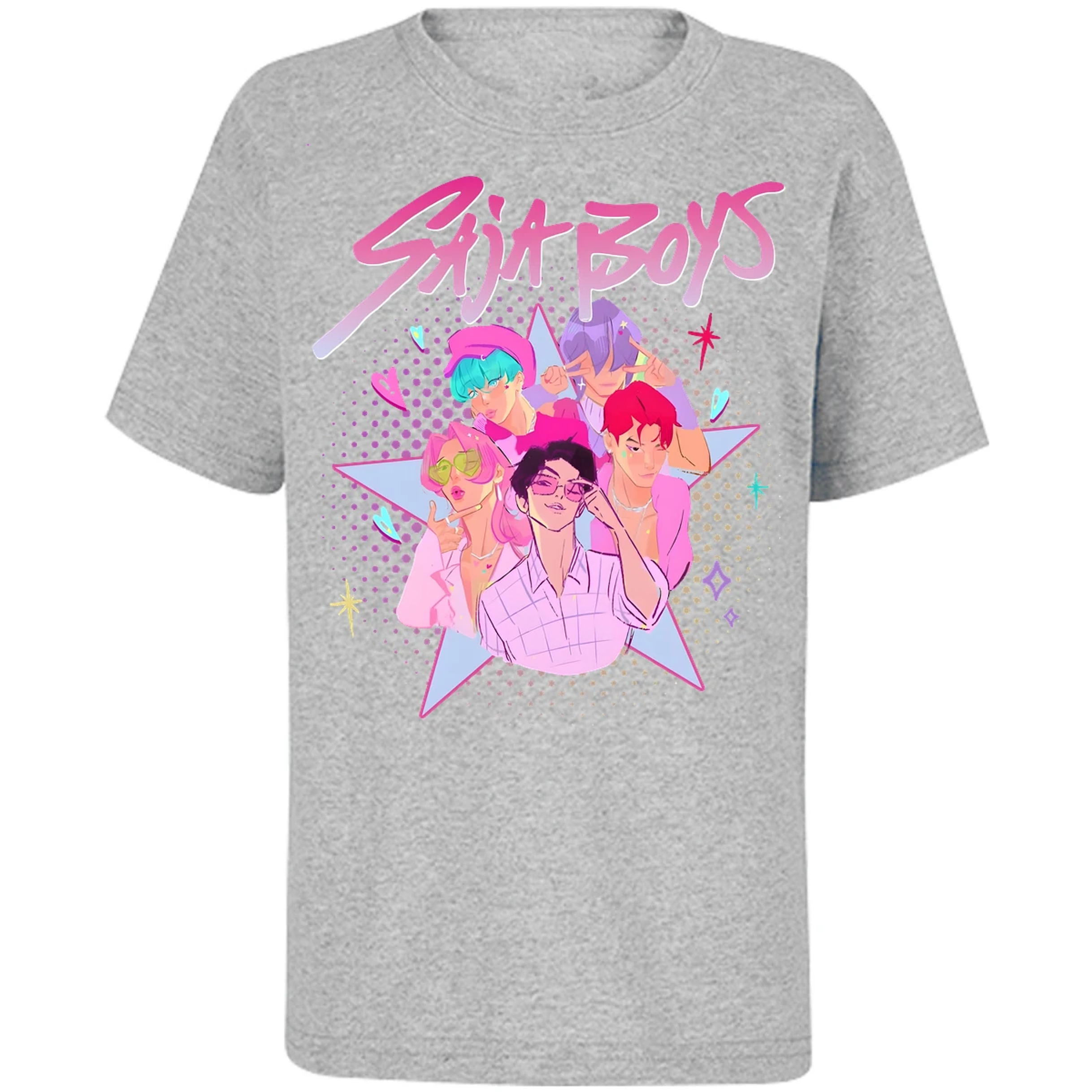 Playera Las Guerreras K Pop Saja Boys 10 para Niño 6