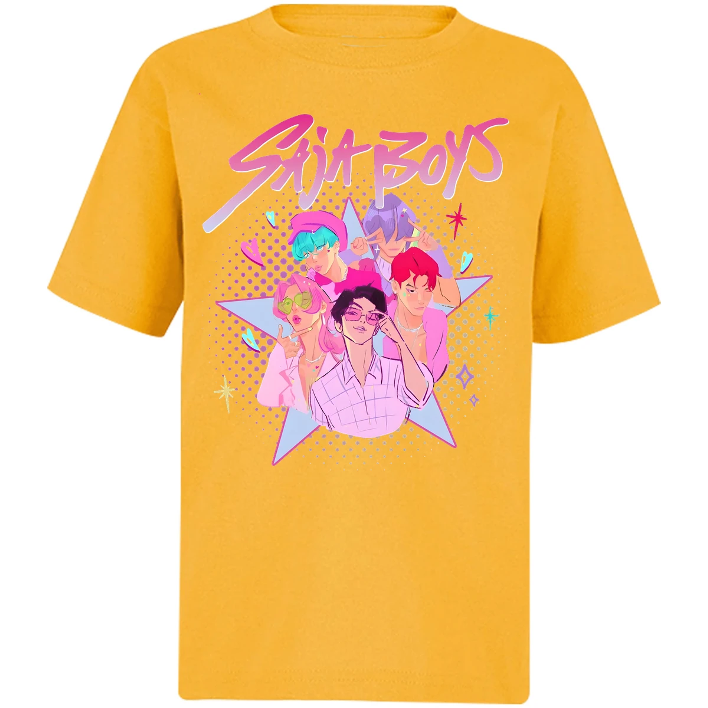 Playera Las Guerreras K Pop Saja Boys 10 para Niño 20