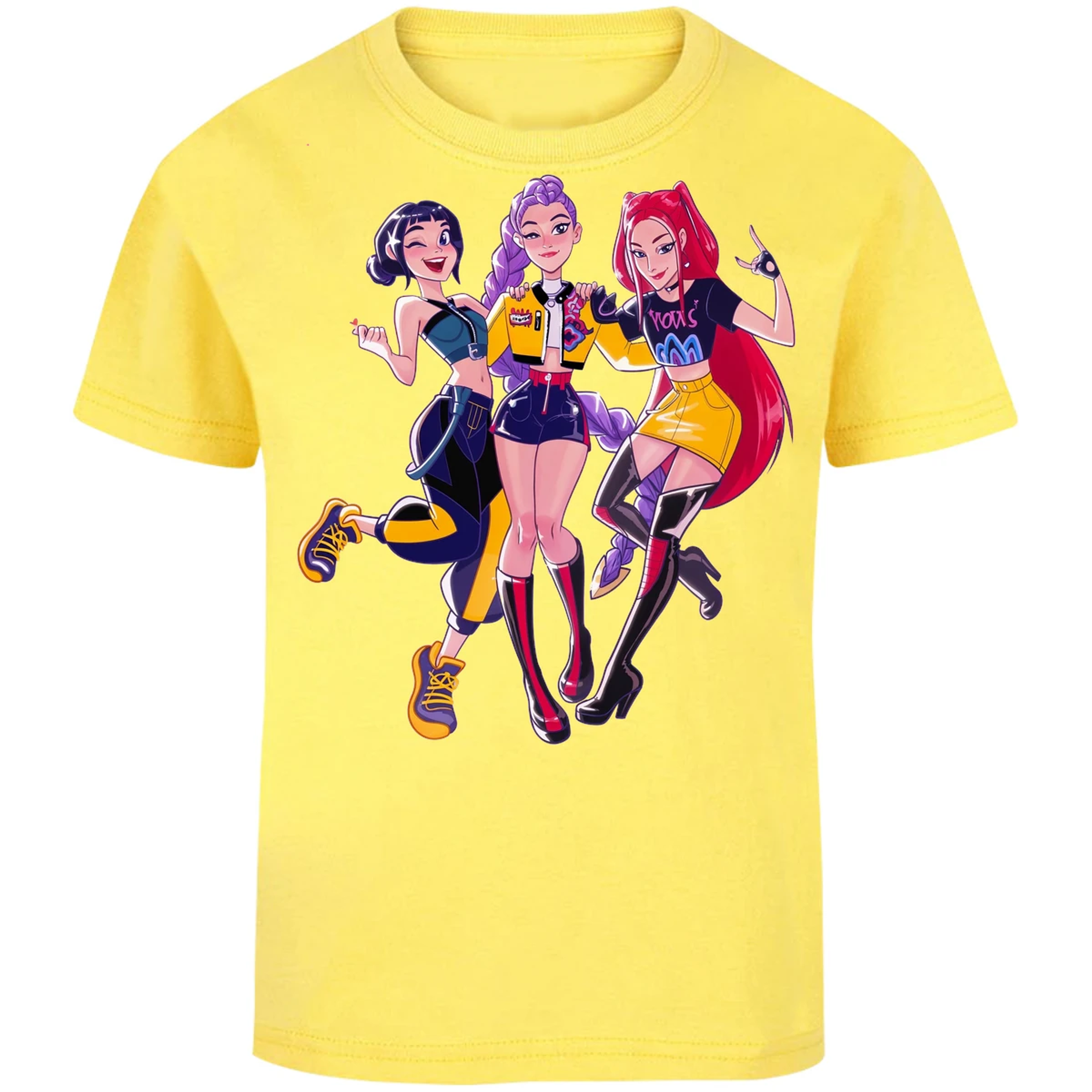 Playera Las Guerreras K Pop Hunter 04 para Niño 18