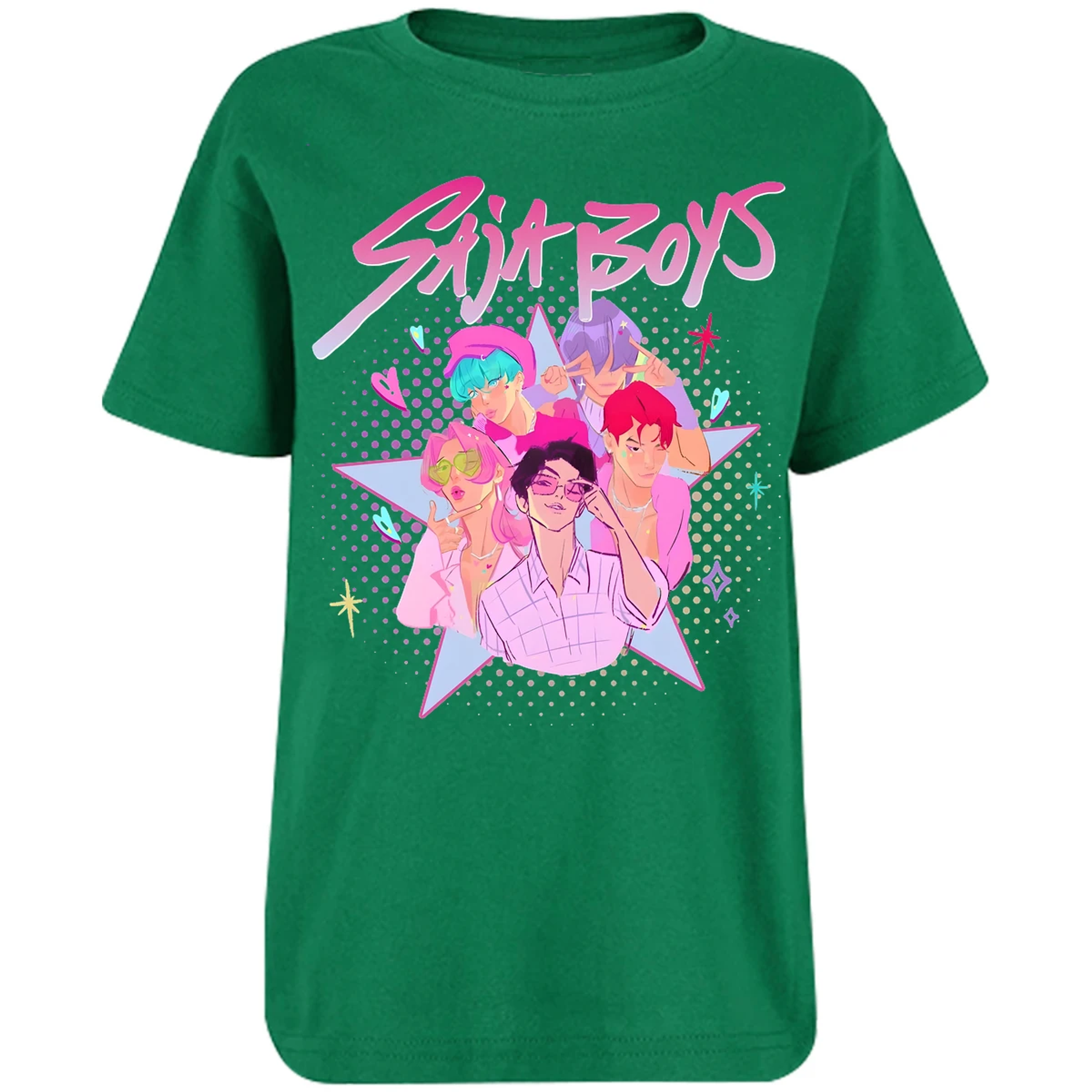 Playera Las Guerreras K Pop Saja Boys 10 para Niño 34