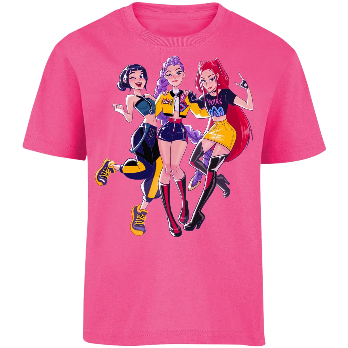 Playera Las Guerreras K Pop Hunter 04 para Niño 24
