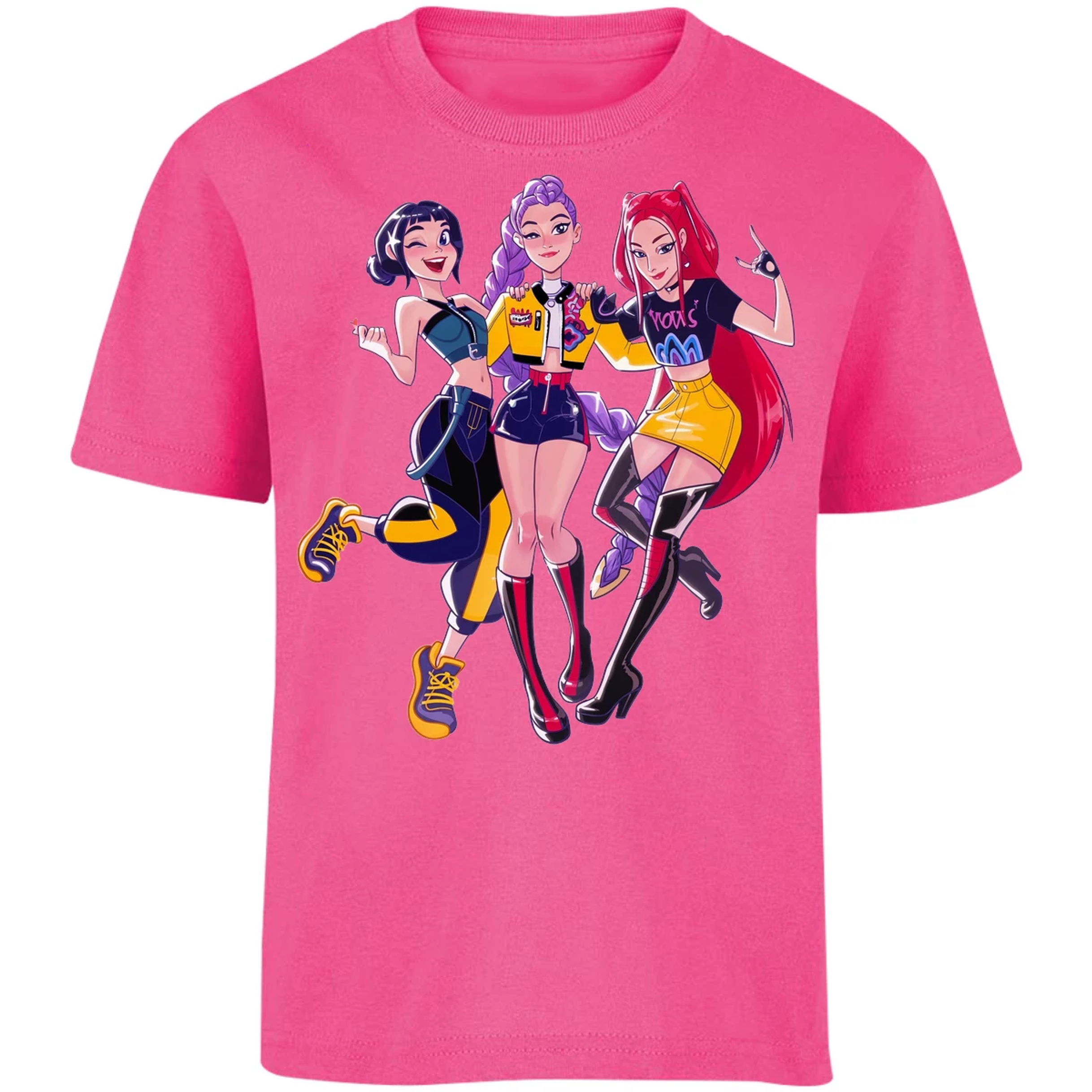 Playera Las Guerreras K Pop Hunter 04 para Niño 24