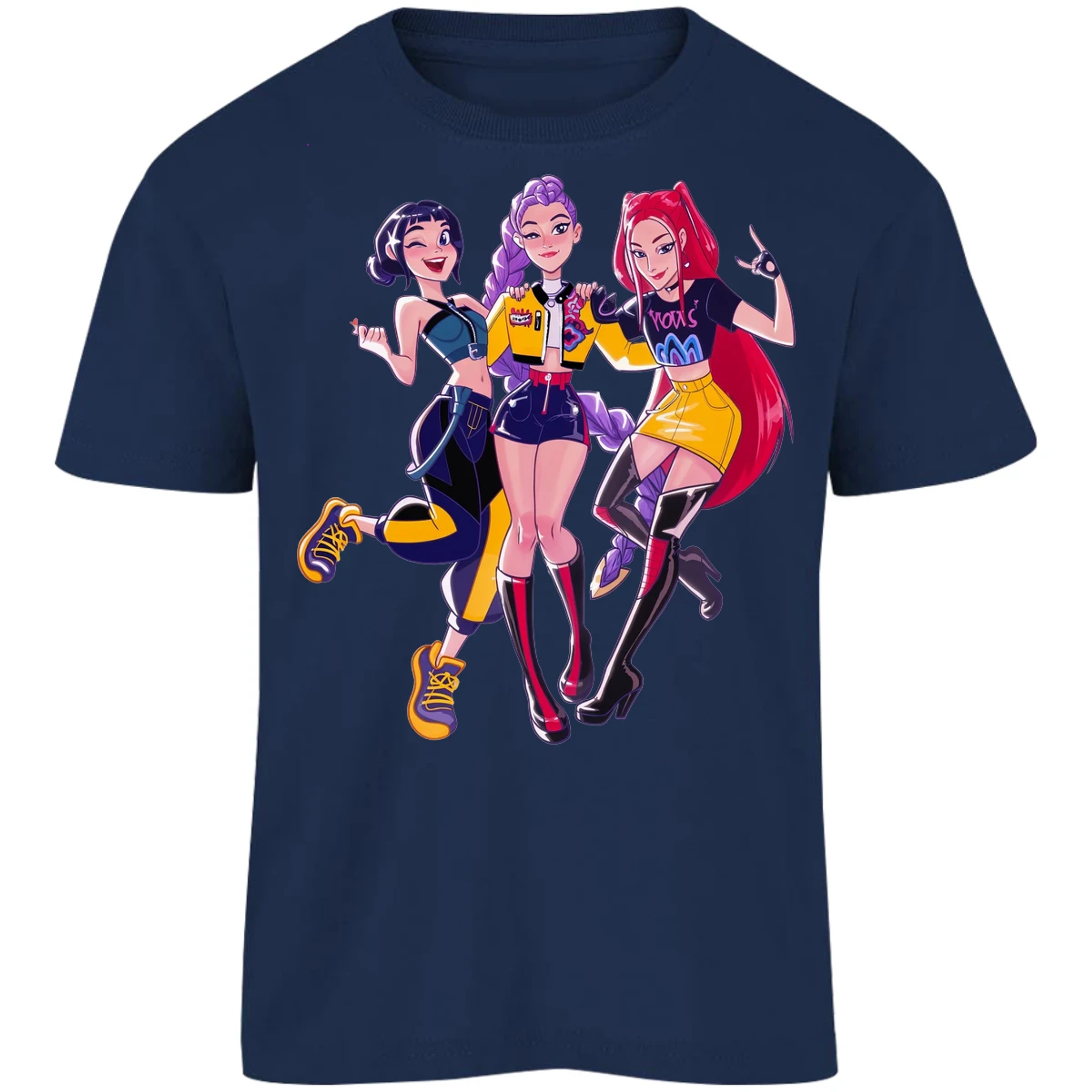 Playera Las Guerreras K Pop Hunter 04 para Niño 30