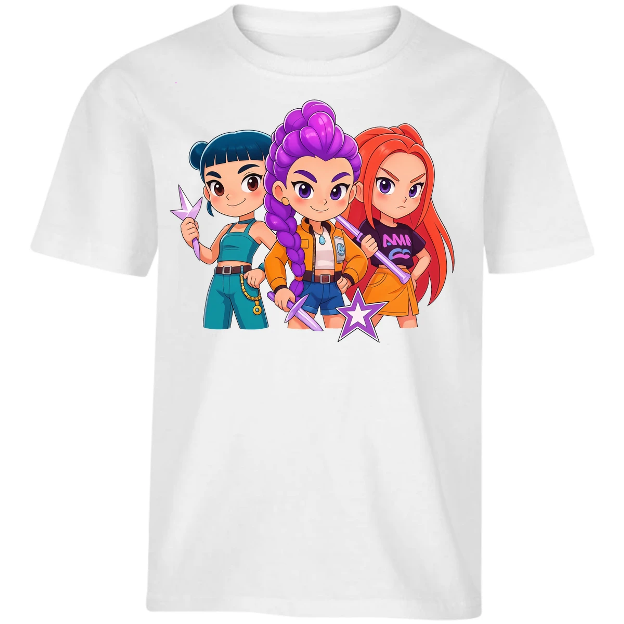 Playera Las Guerreras K Pop Hunters 05 para Niño 22