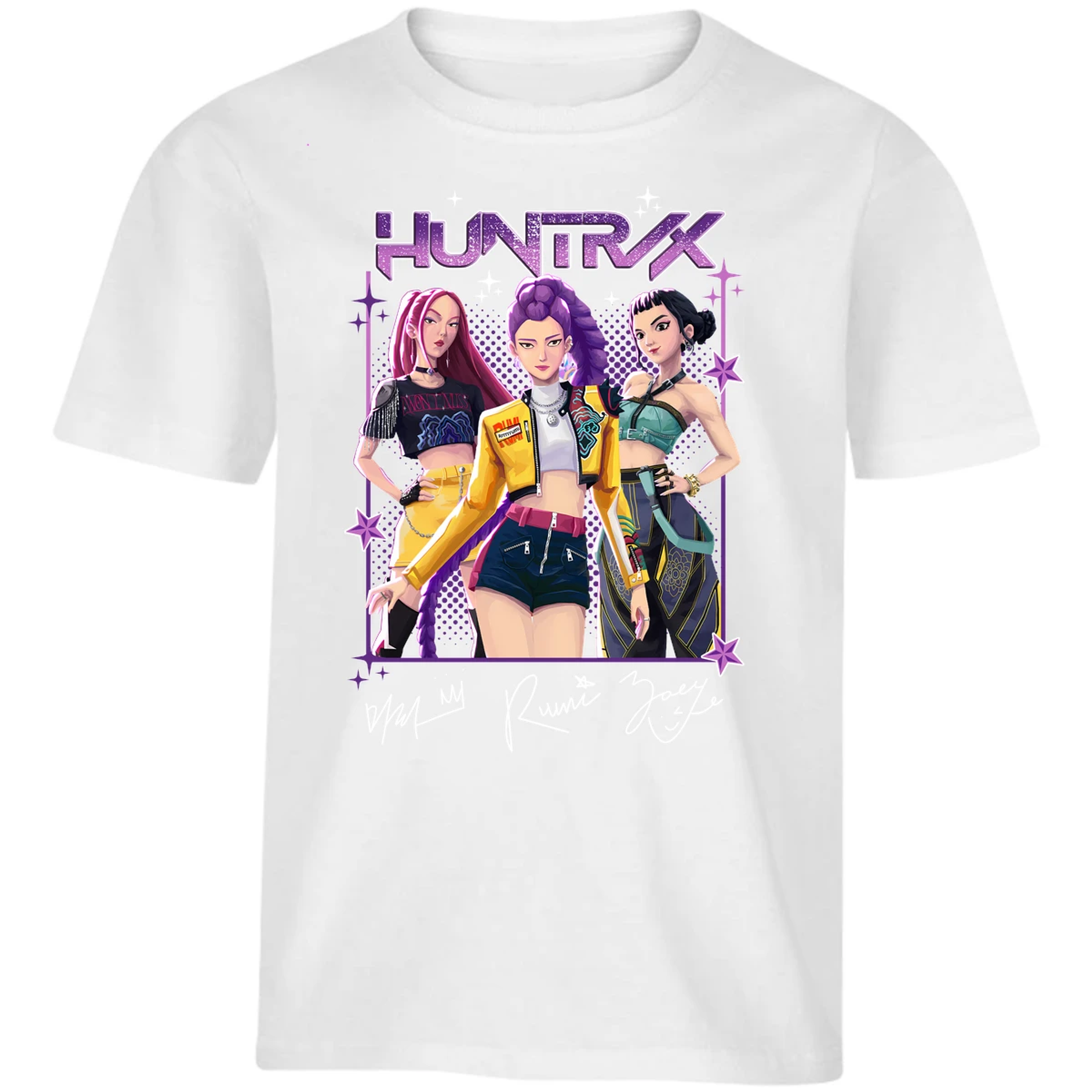 Playera Las Guerreras K Pop Huntrax 01 para Niño 28