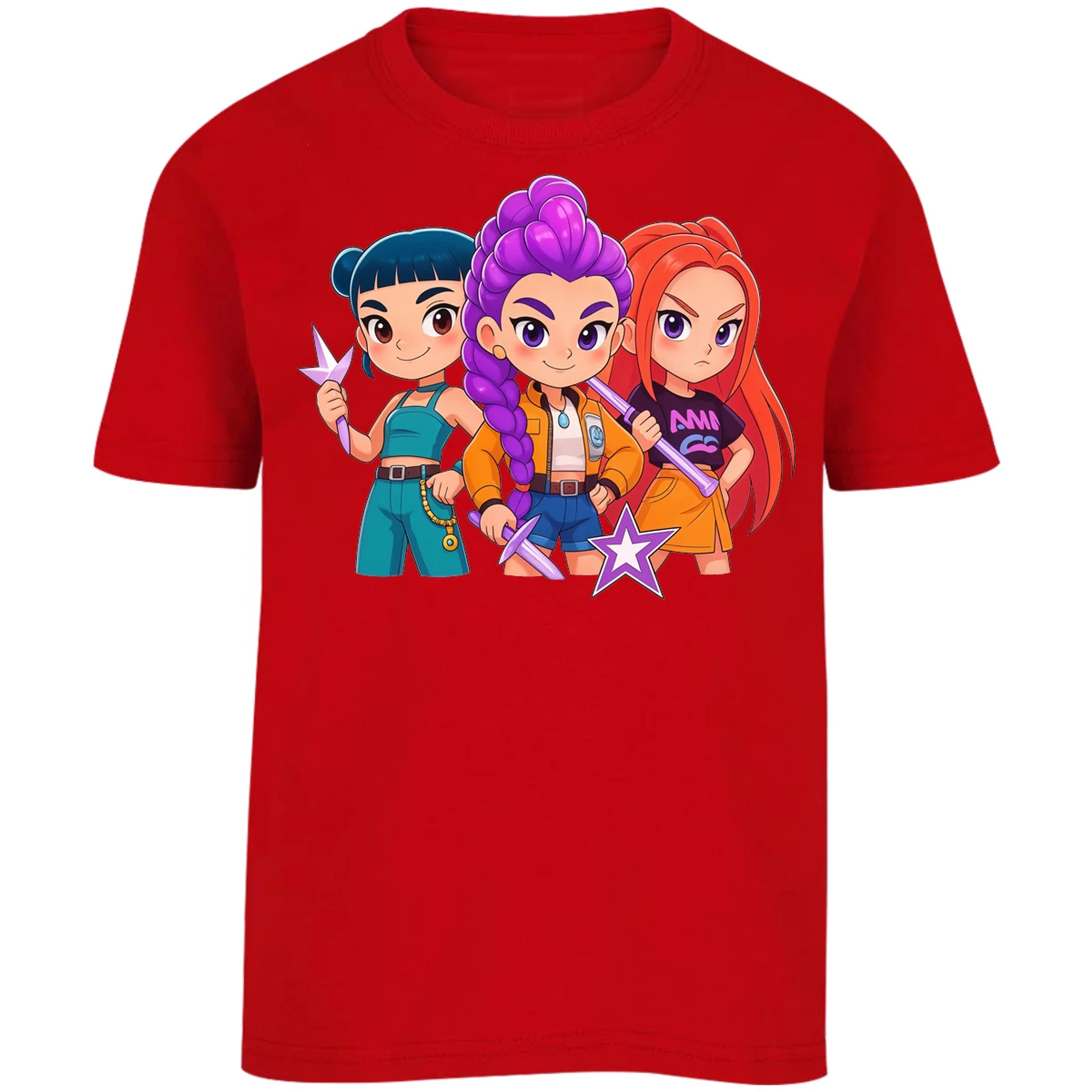 Playera Las Guerreras K Pop Hunters 05 para Niño 10