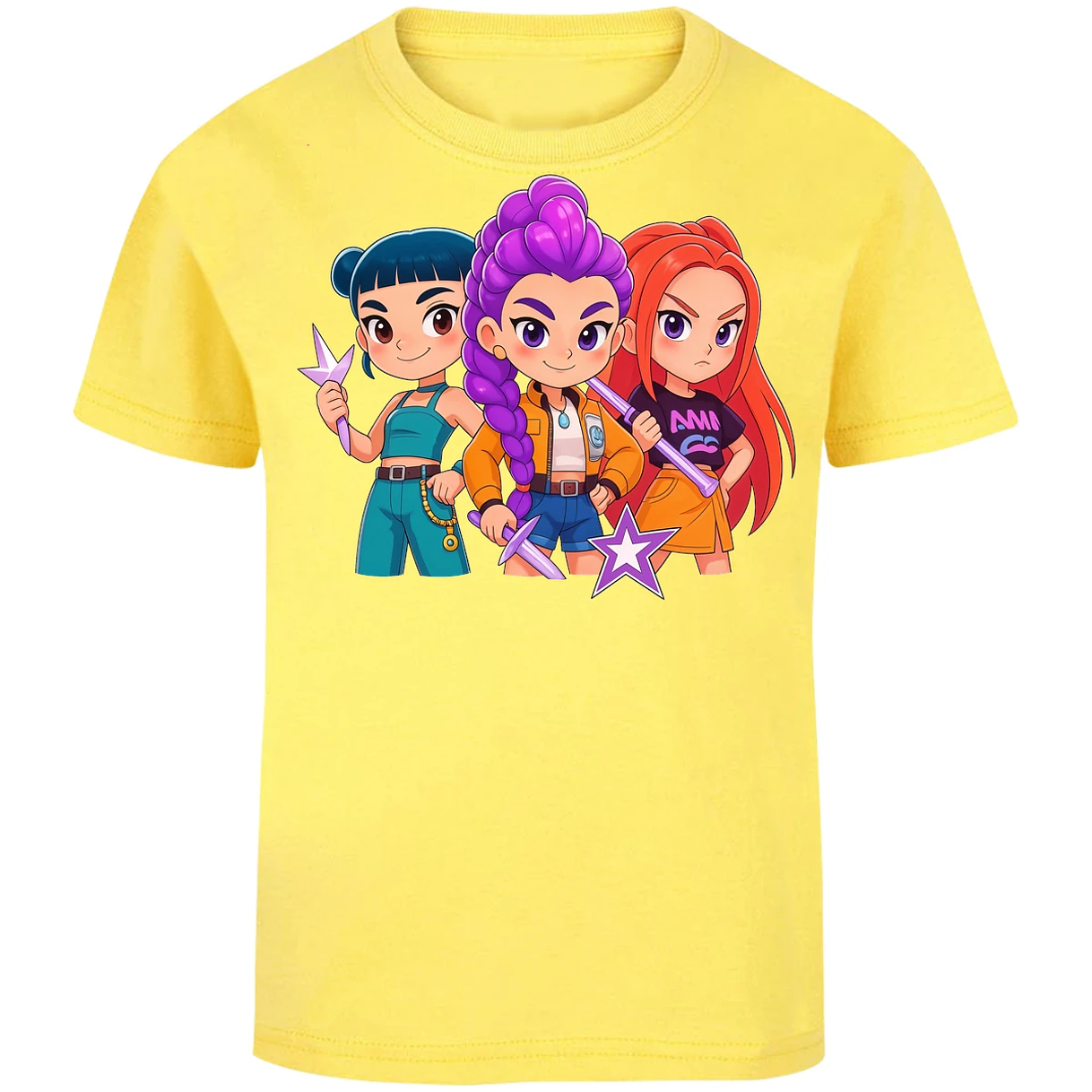 Playera Las Guerreras K Pop Hunters 05 para Niño 26