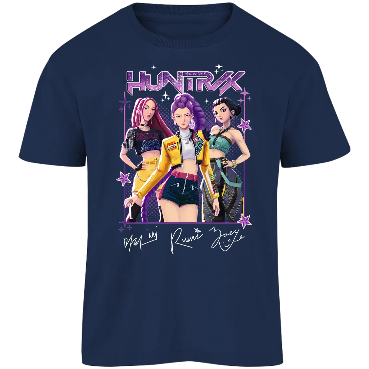 Playera Las Guerreras K Pop Huntrax 01 para Niño 8