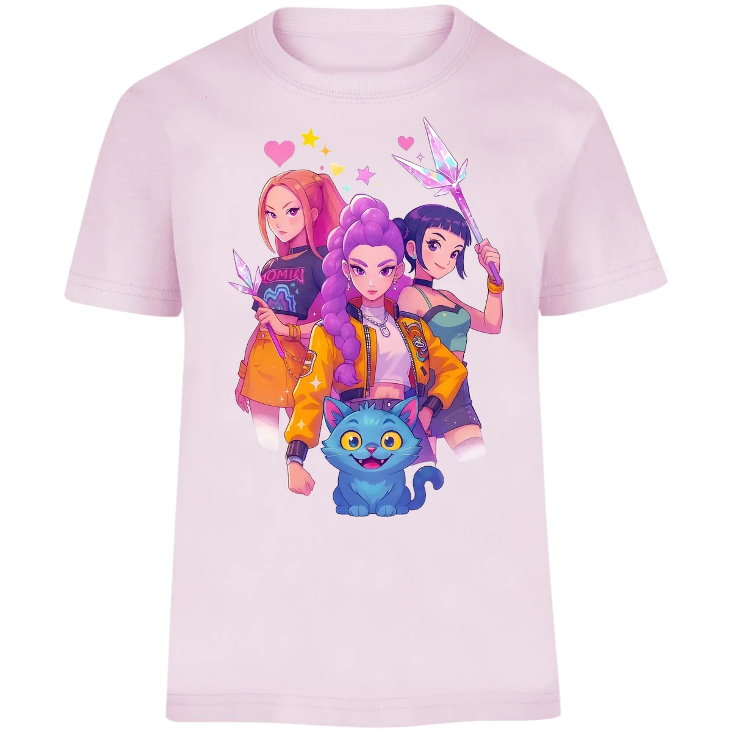 Playera Las Guerreras K Pop 02 para Niño 32