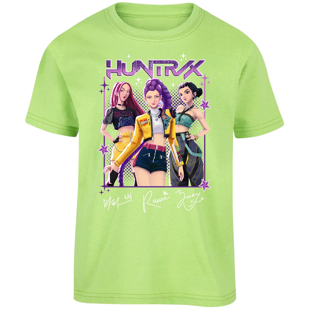 Playera Las Guerreras K Pop Huntrax 01 para Niño 20