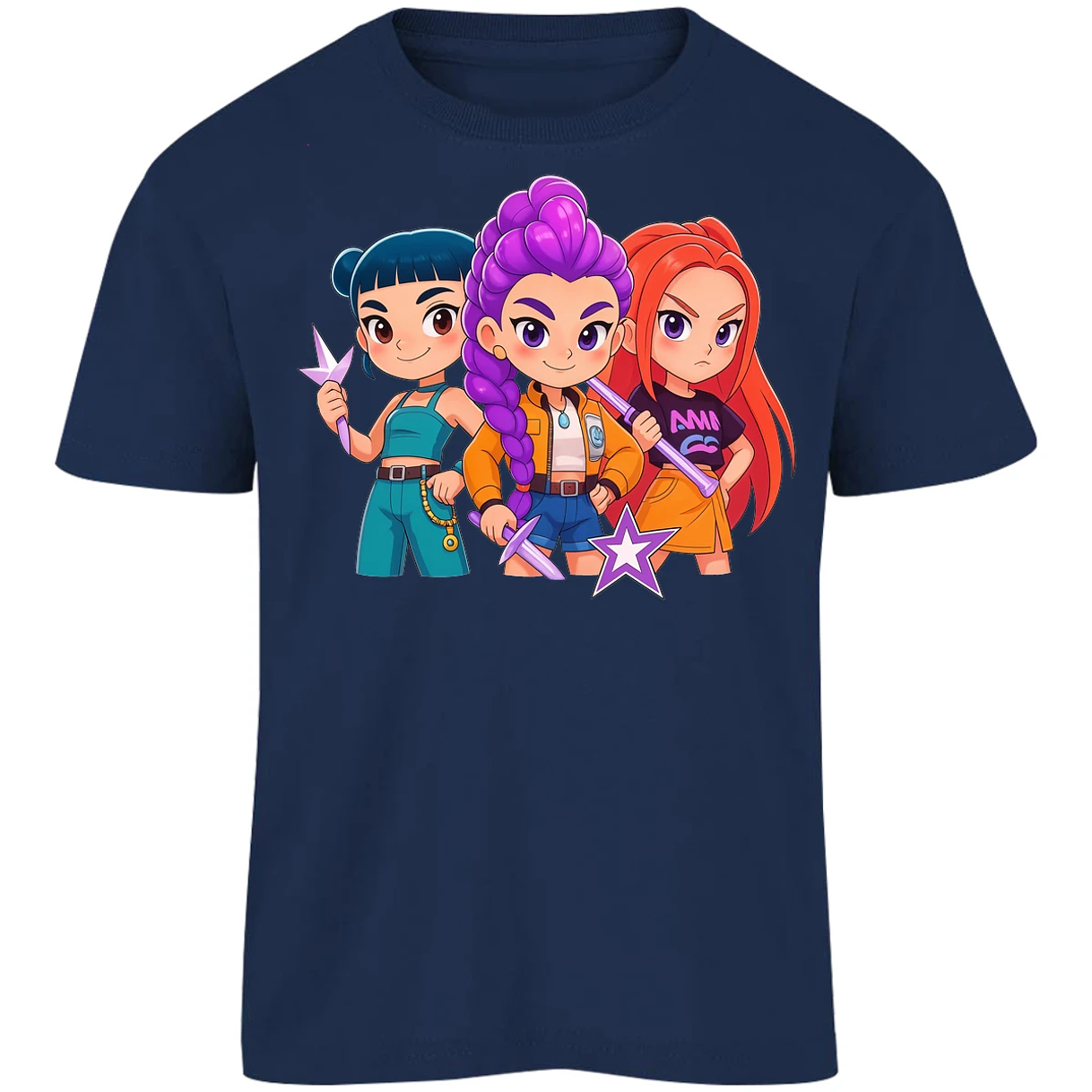 Playera Las Guerreras K Pop Hunters 05 para Niño 34
