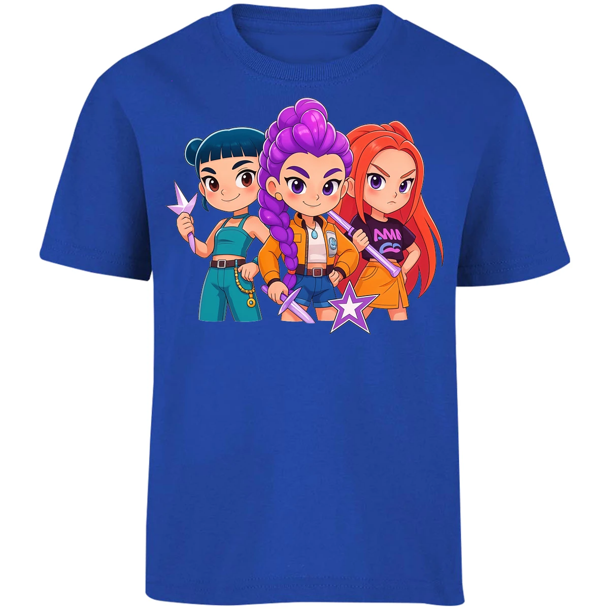 Playera Las Guerreras K Pop Hunters 05 para Niño 12