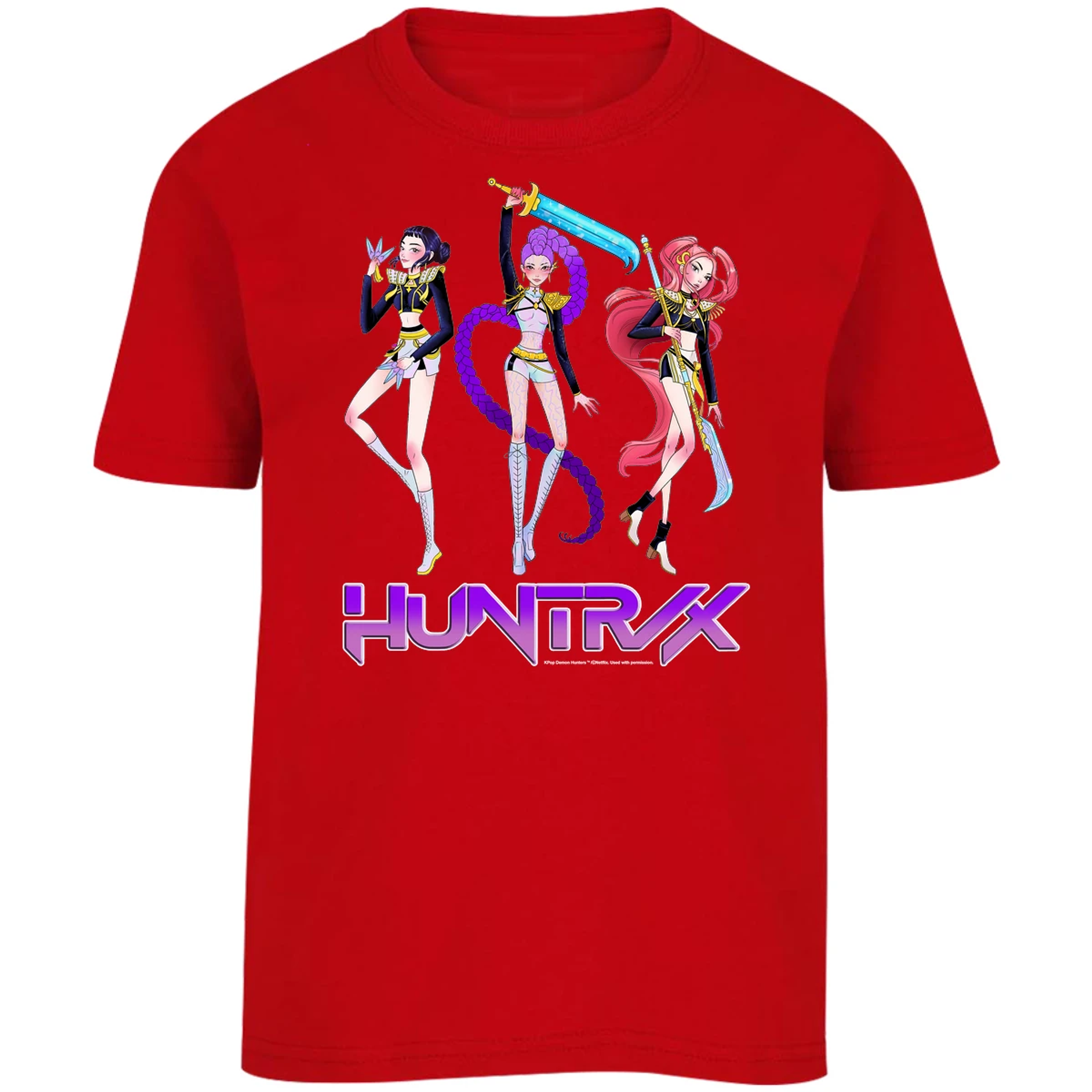 Playera Las Guerreras K Pop Demon Hunters 08 para Niño 34