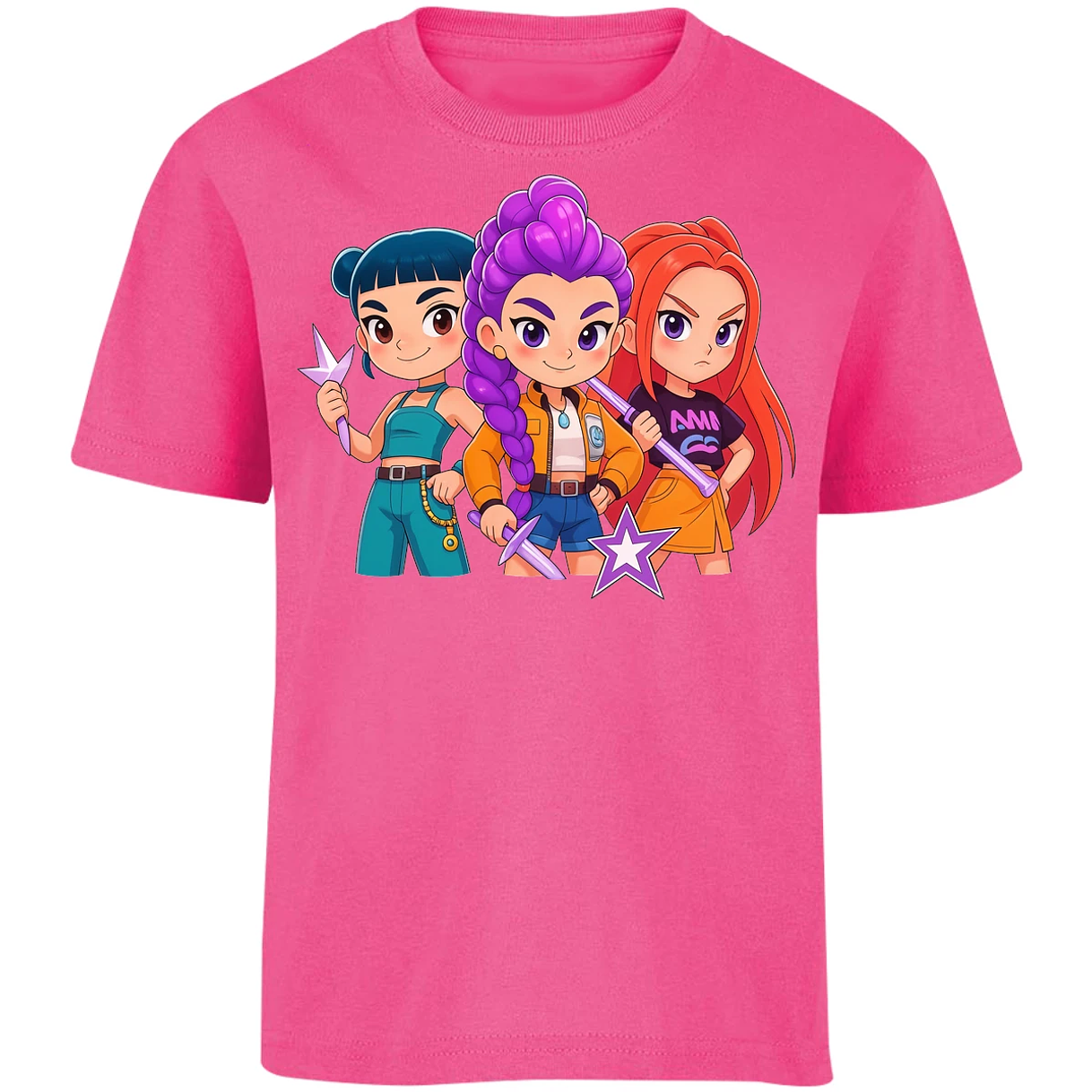 Playera Las Guerreras K Pop Hunters 05 para Niño 30