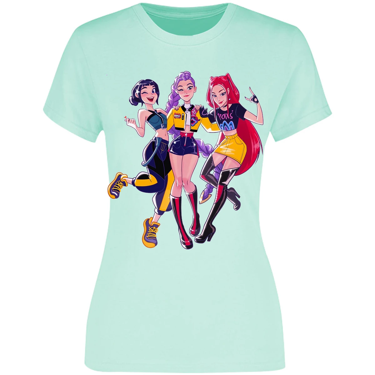 Blusa Las Guerreras K Pop Hunter 04 Blusa para Mujer 11