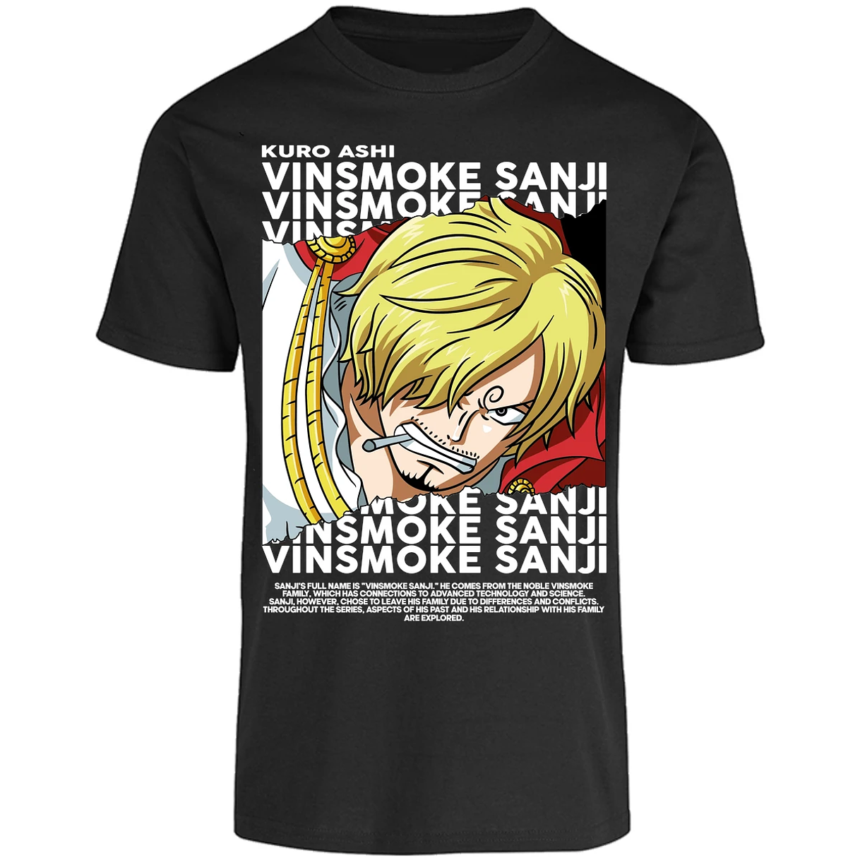 Playera One Piece Sanji para Adulto 2
