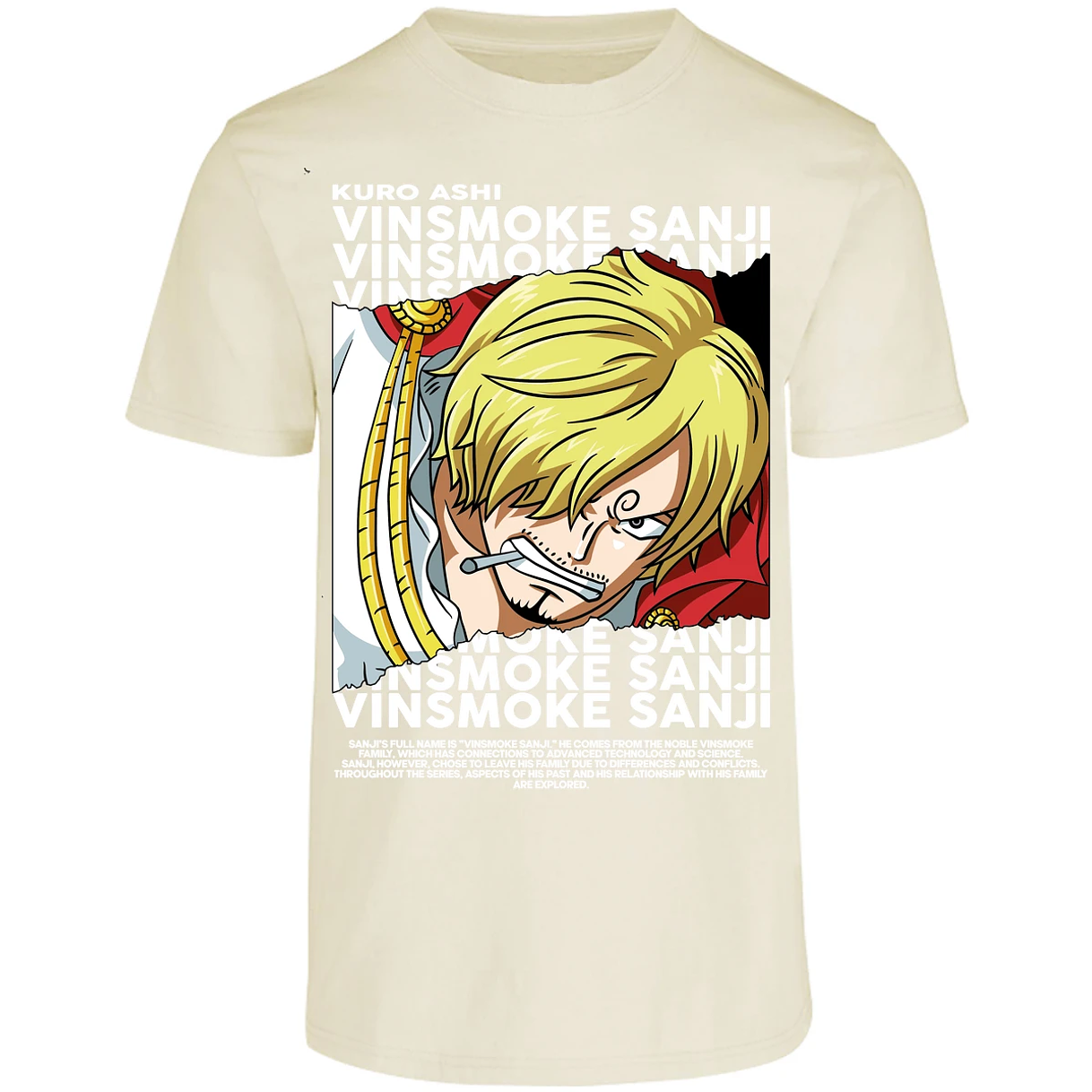 Playera One Piece Sanji para Adulto 34