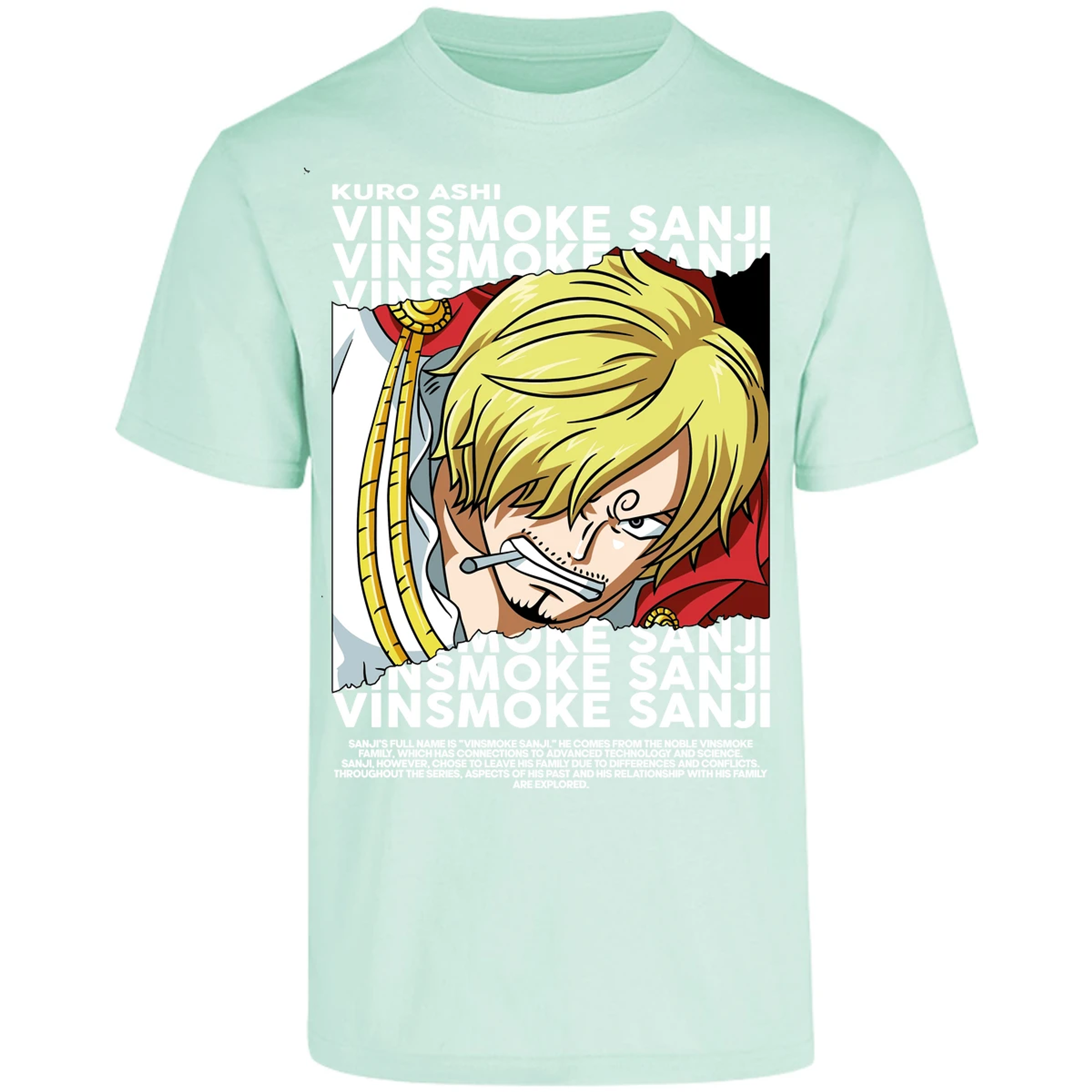 Playera One Piece Sanji para Adulto 20