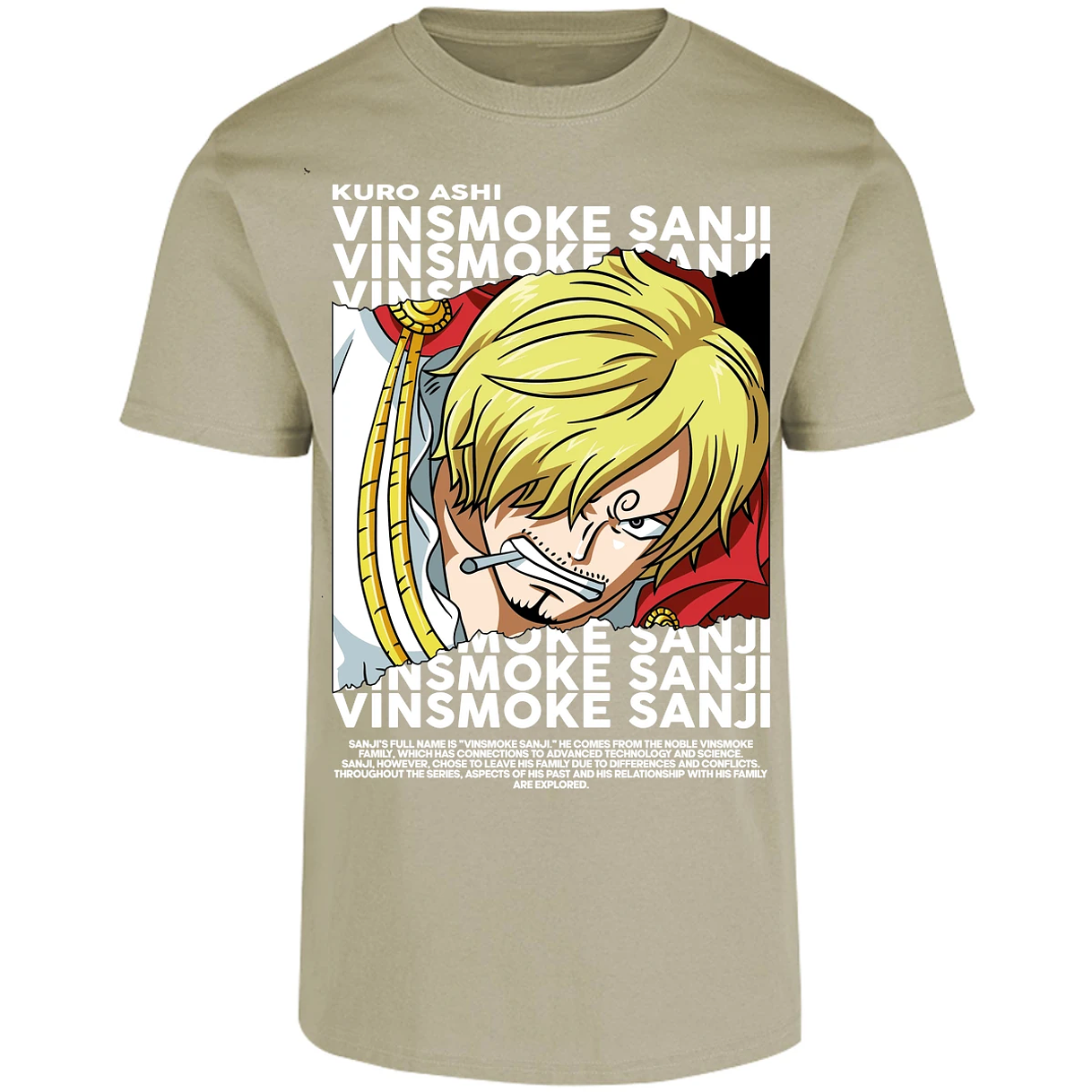 Playera One Piece Sanji para Adulto 24