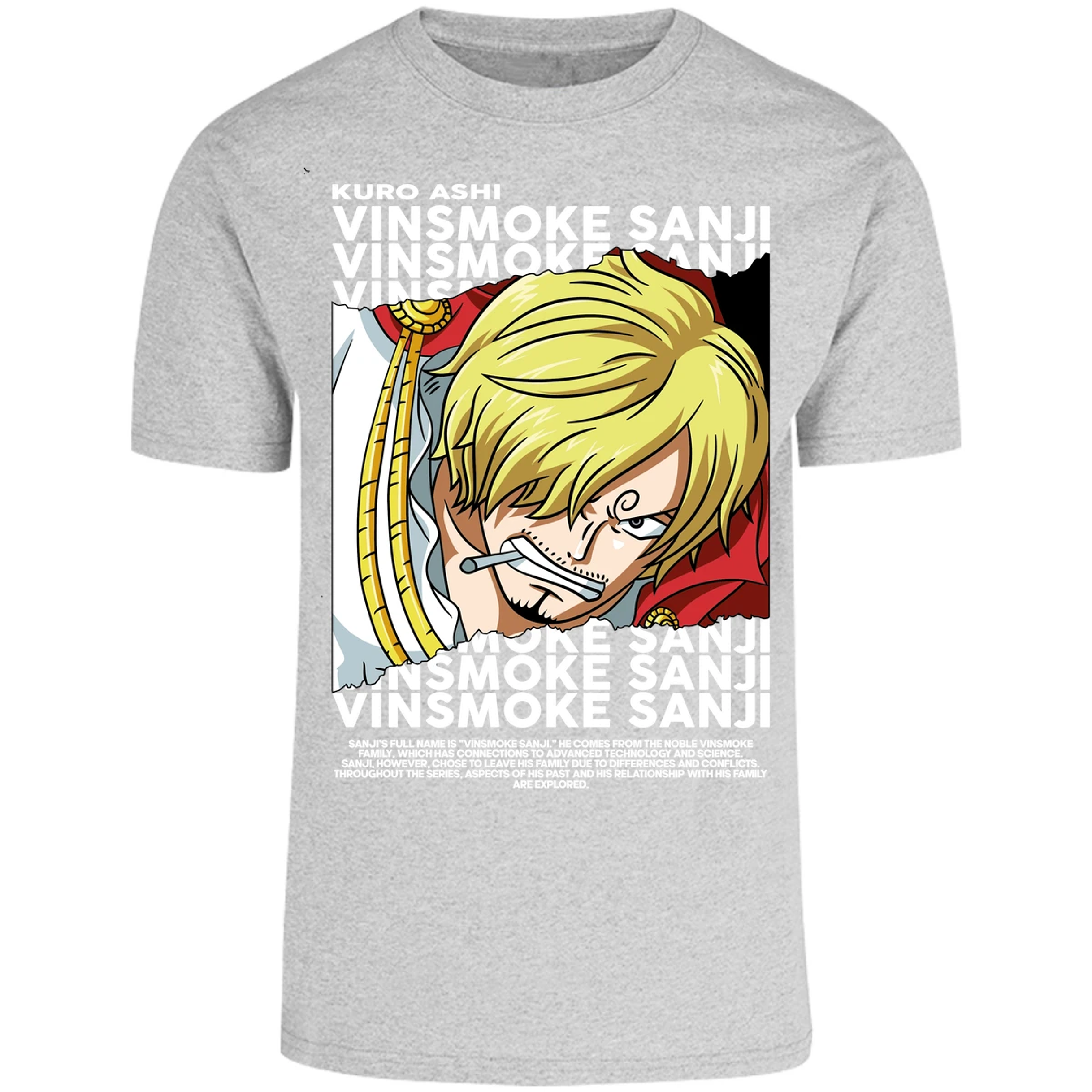 Playera One Piece Sanji para Adulto 44