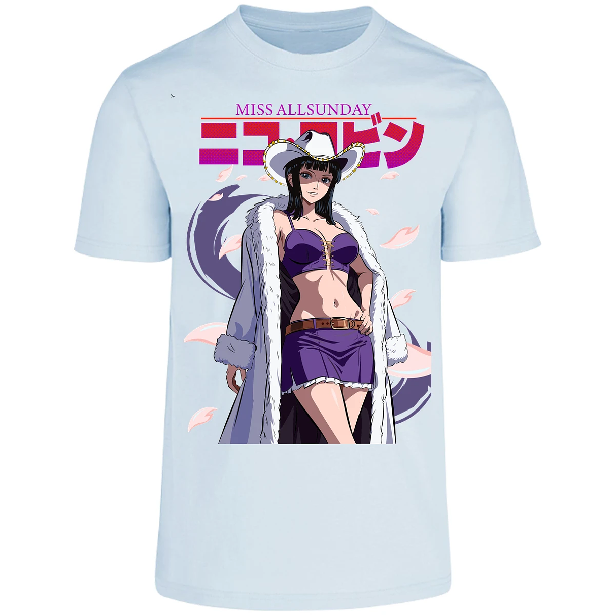 Playera One Piece Nico Miss Allsunday para Adulto 44