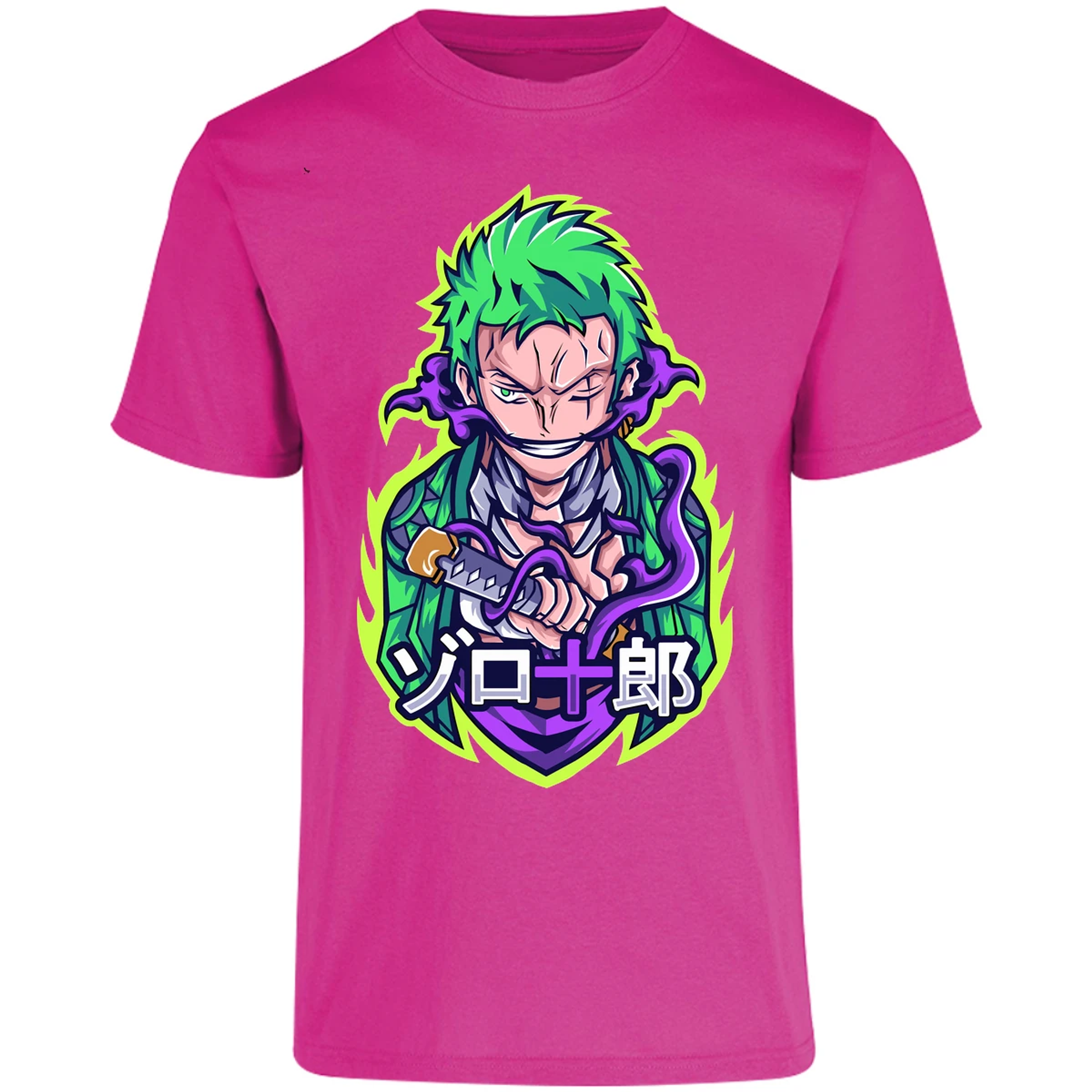 Playera One Piece Anime Zoro Roronoa para Adulto 20