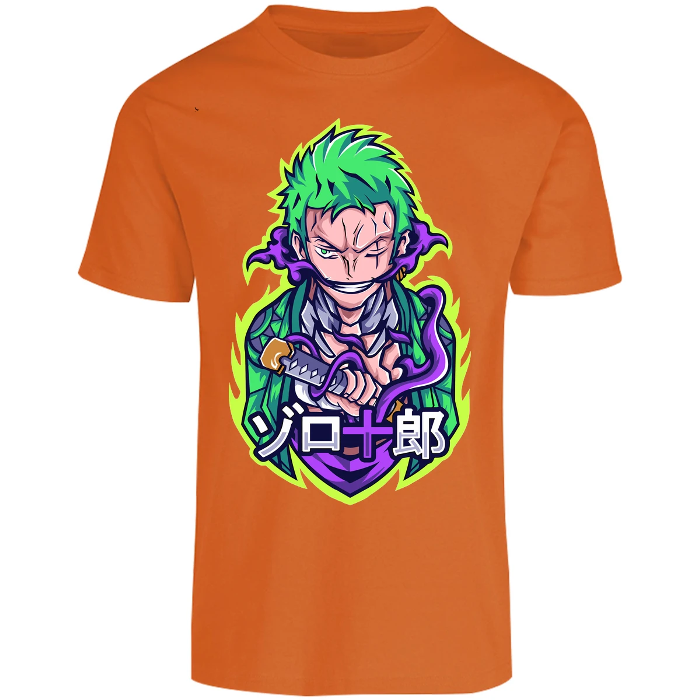 Playera One Piece Anime Zoro Roronoa para Adulto 18