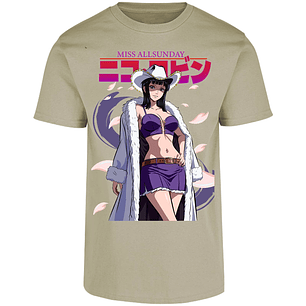 Playera One Piece Nico Miss Allsunday para Adulto