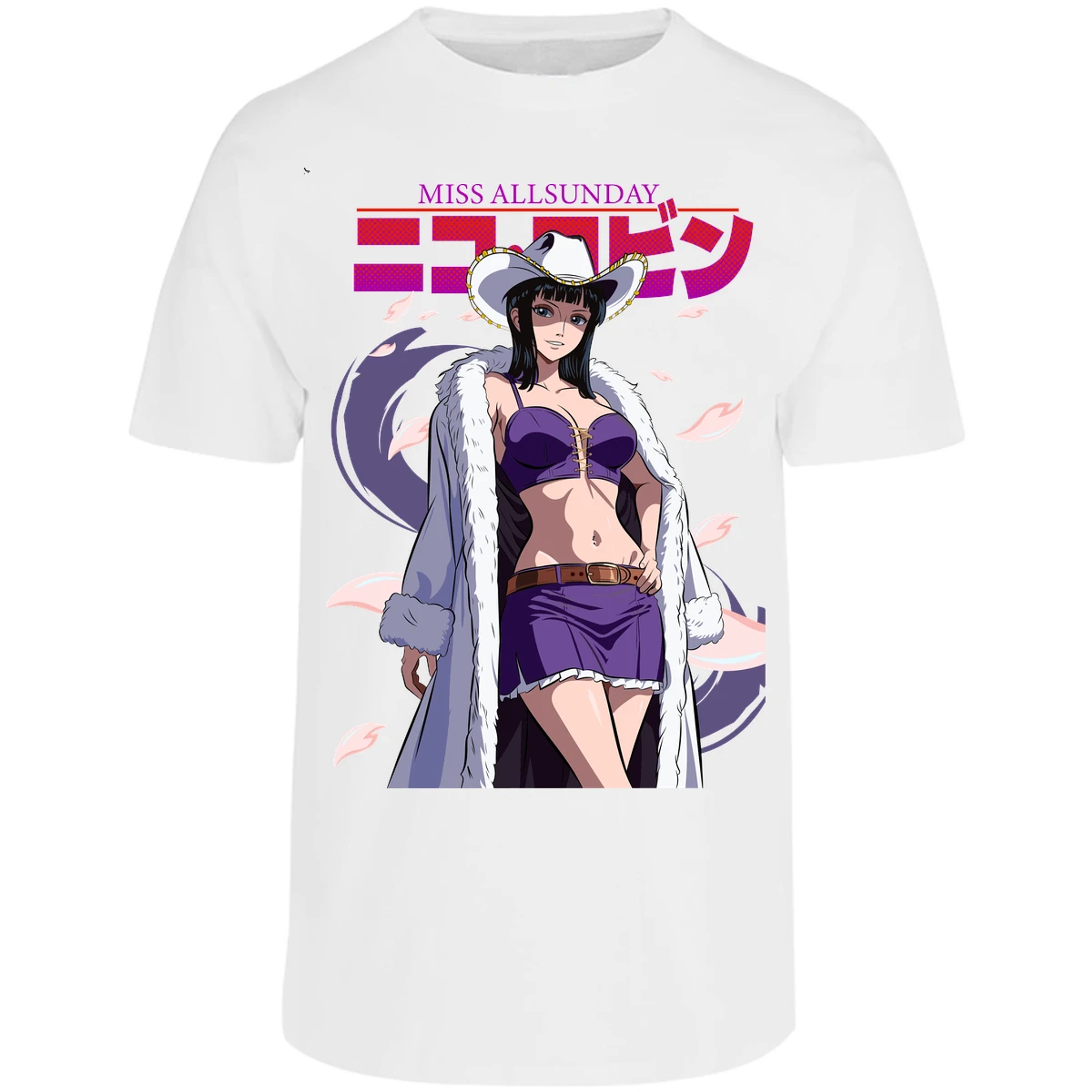Playera One Piece Nico Miss Allsunday para Adulto 4