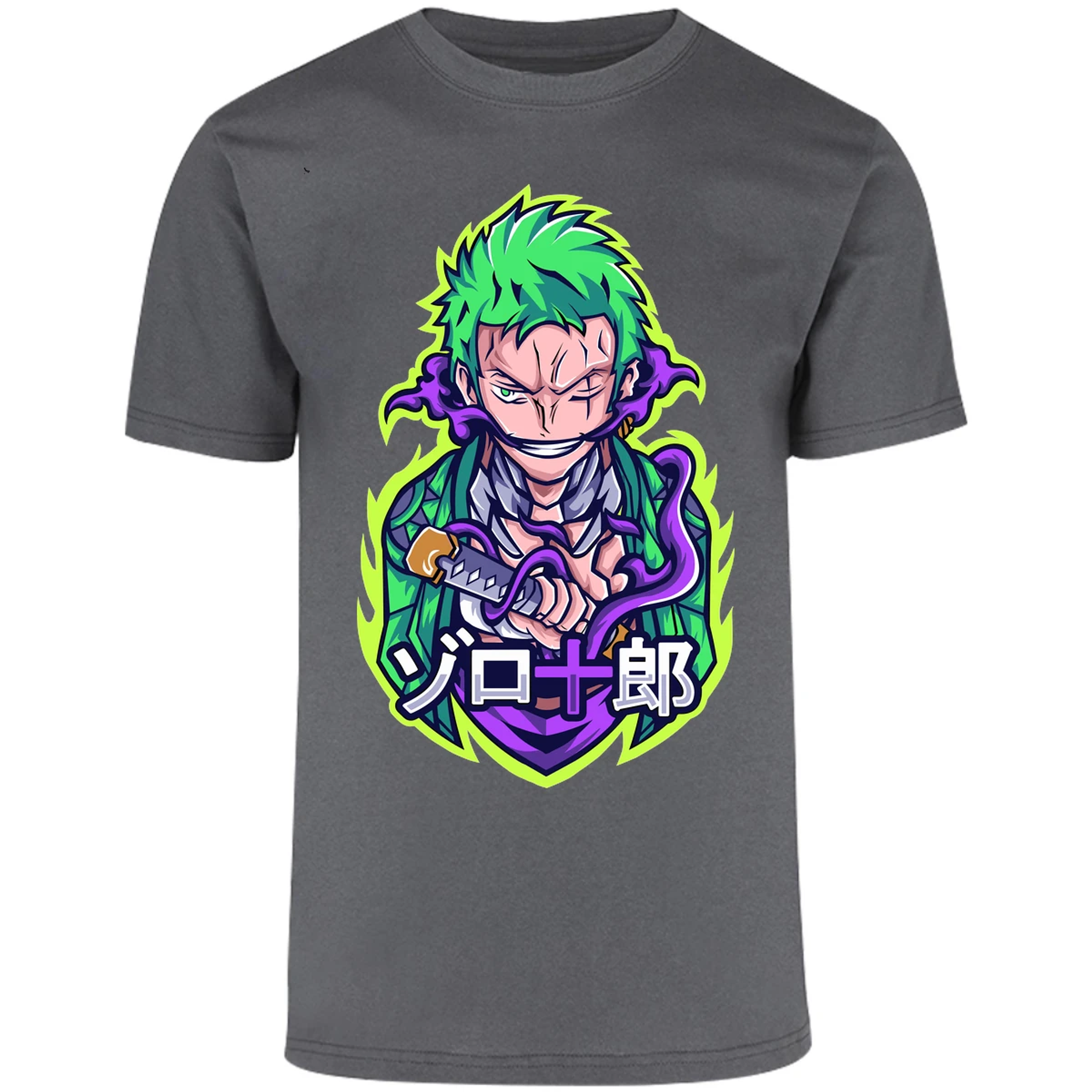 Playera One Piece Anime Zoro Roronoa para Adulto 50