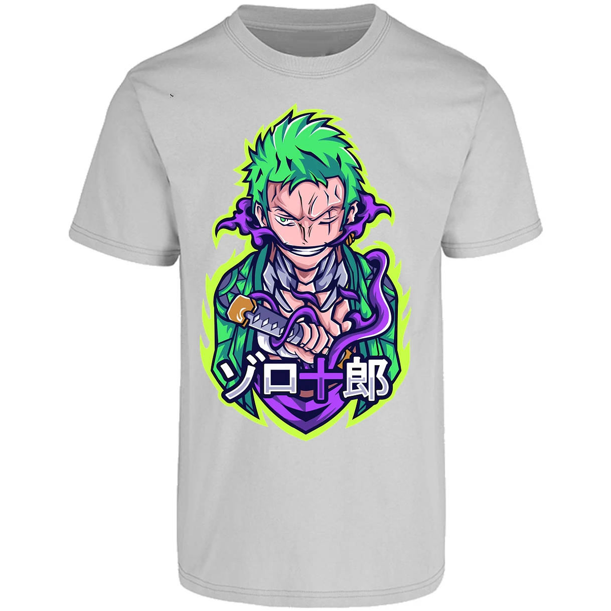 Playera One Piece Anime Zoro Roronoa para Adulto 22