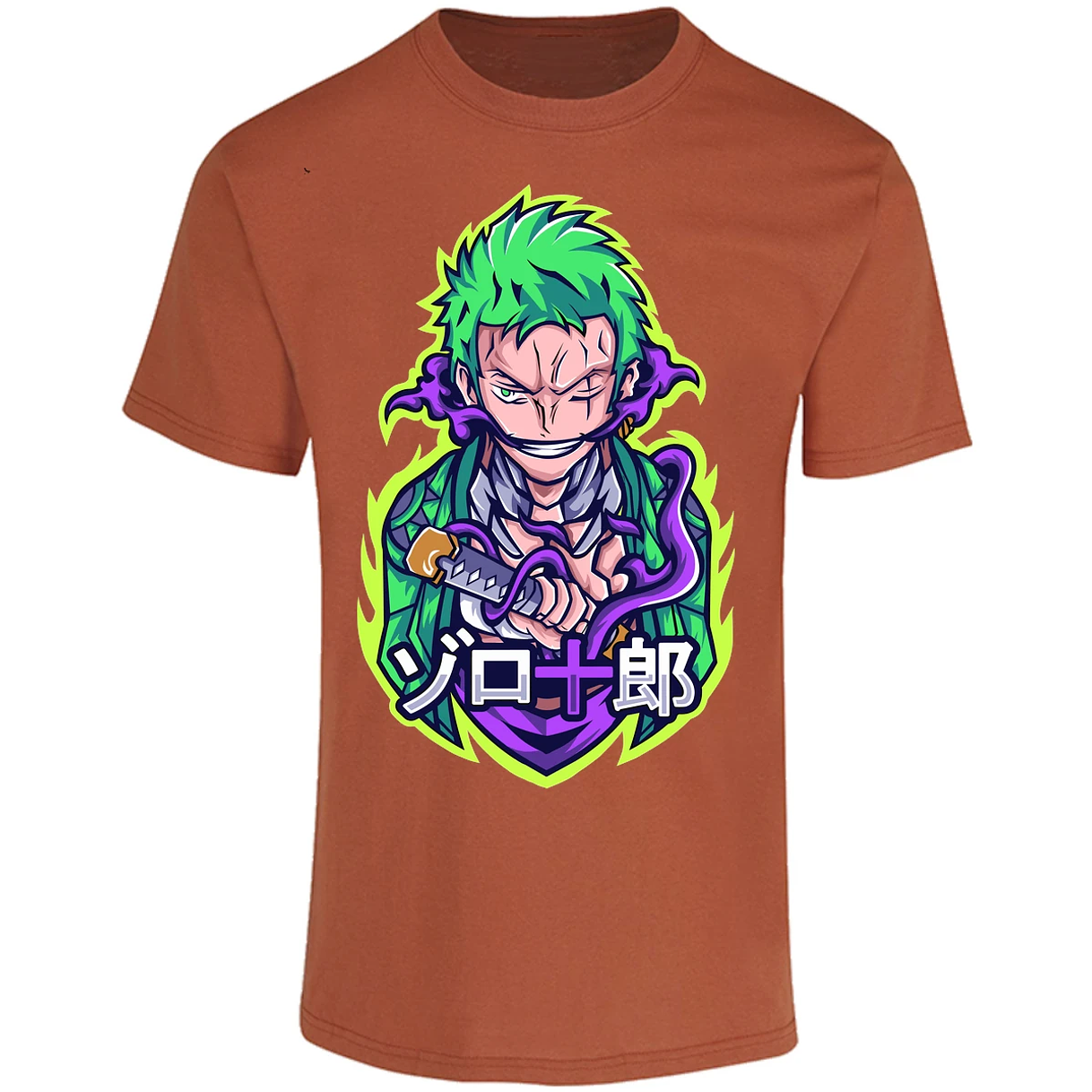 Playera One Piece Anime Zoro Roronoa para Adulto 33