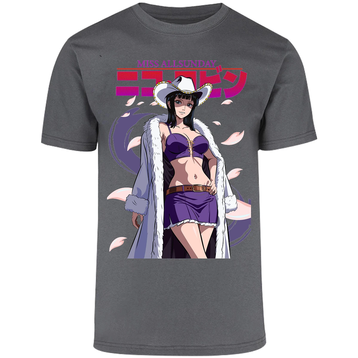 Playera One Piece Nico Miss Allsunday para Adulto 17