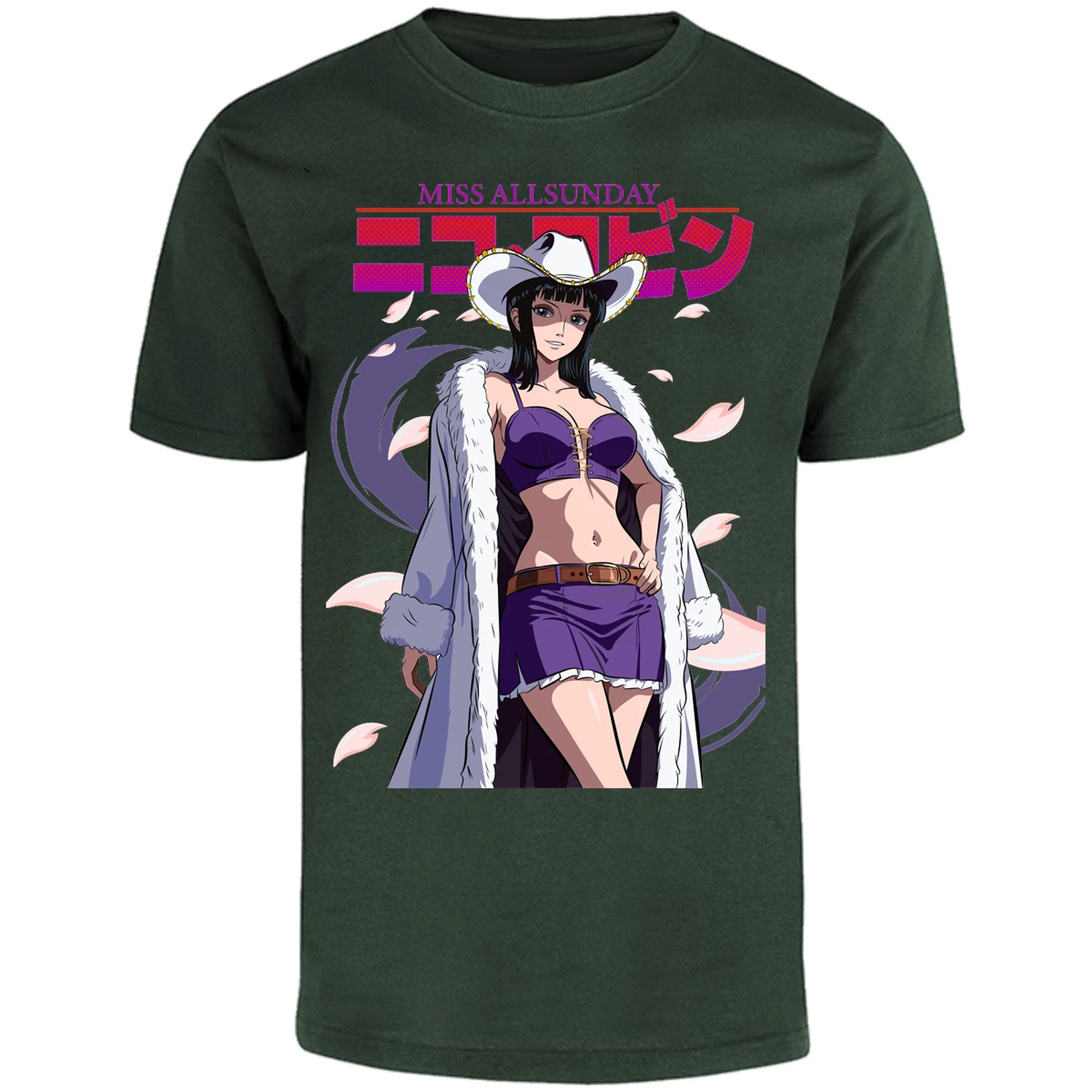 Playera One Piece Nico Miss Allsunday para Adulto 36