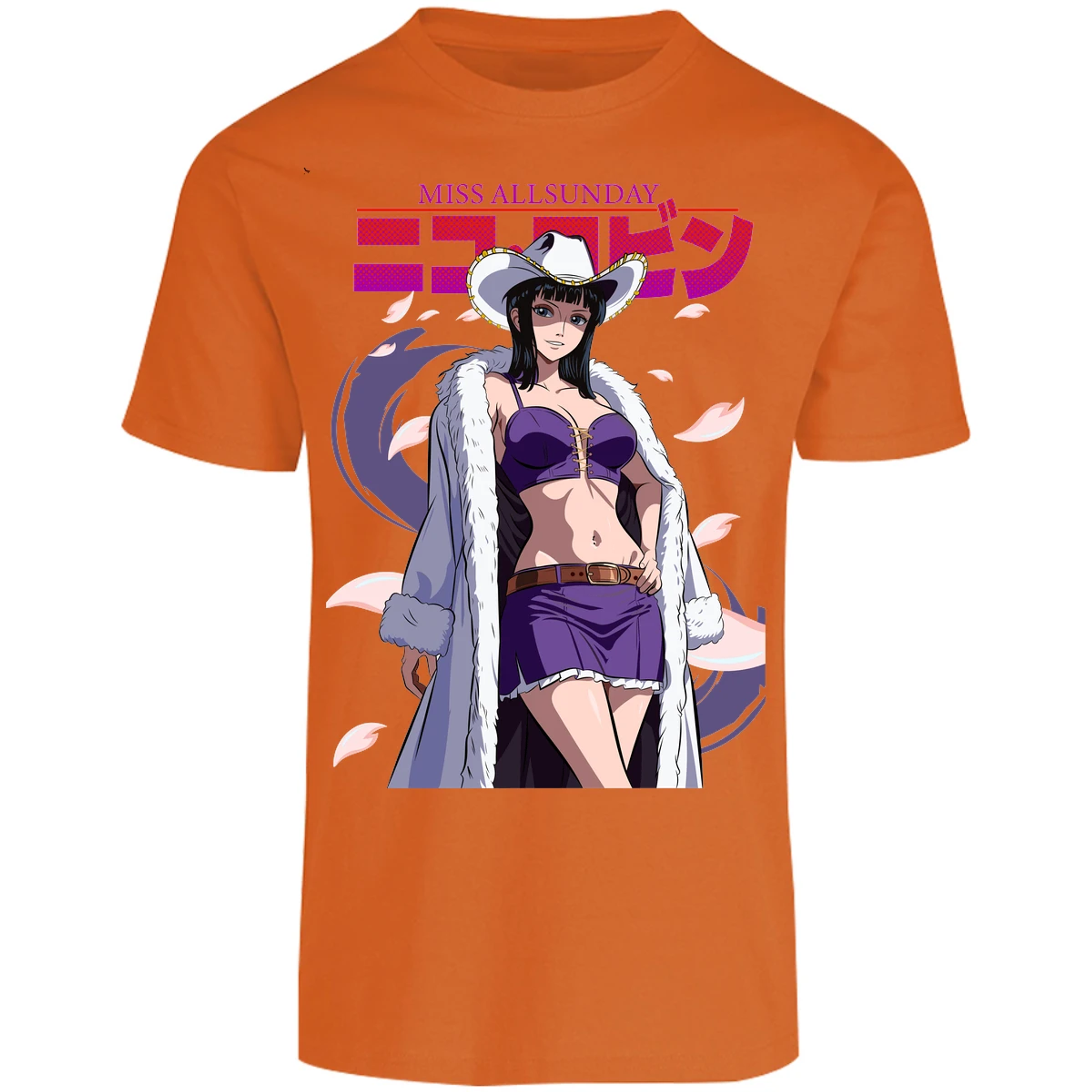 Playera One Piece Nico Miss Allsunday para Adulto 39