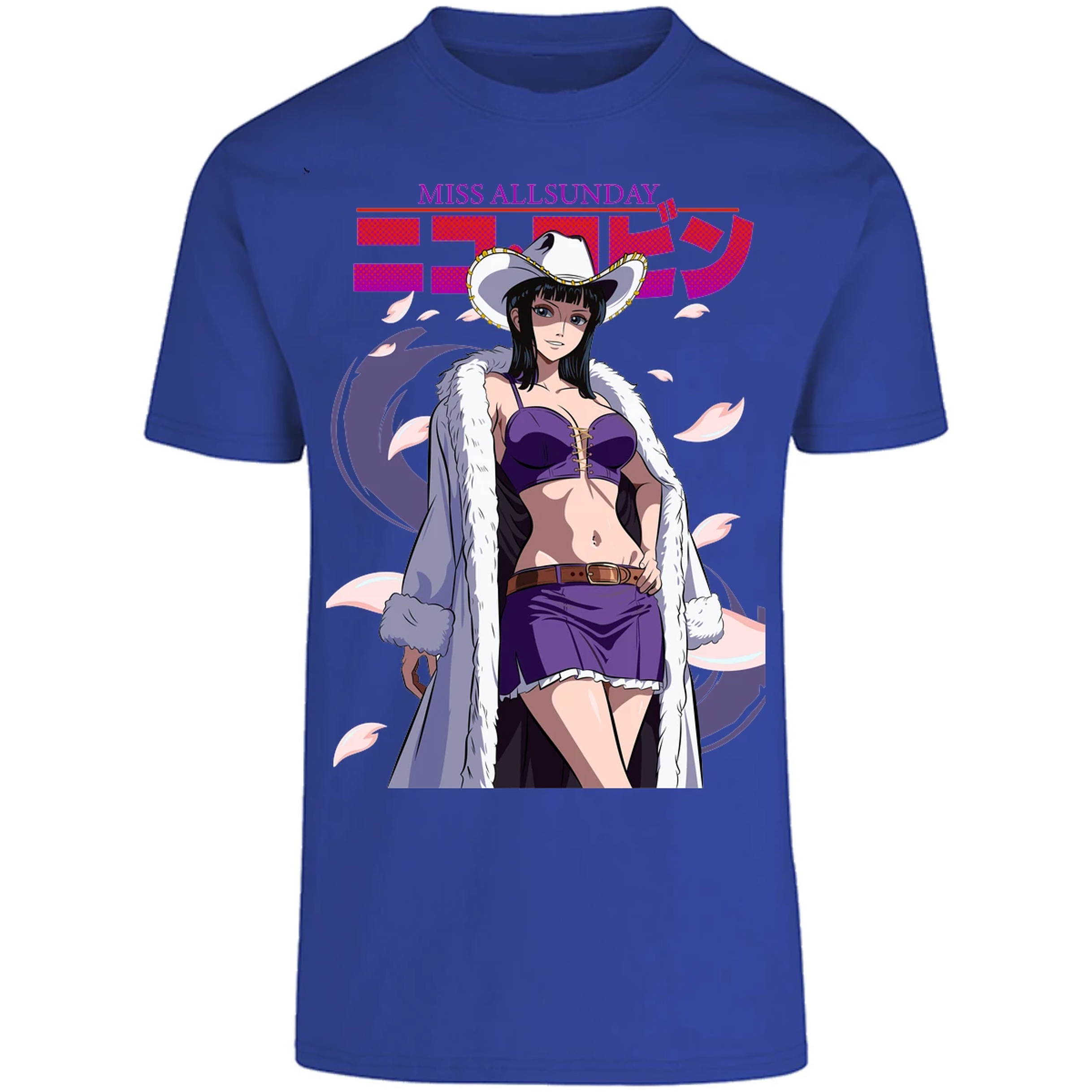 Playera One Piece Nico Miss Allsunday para Adulto 11