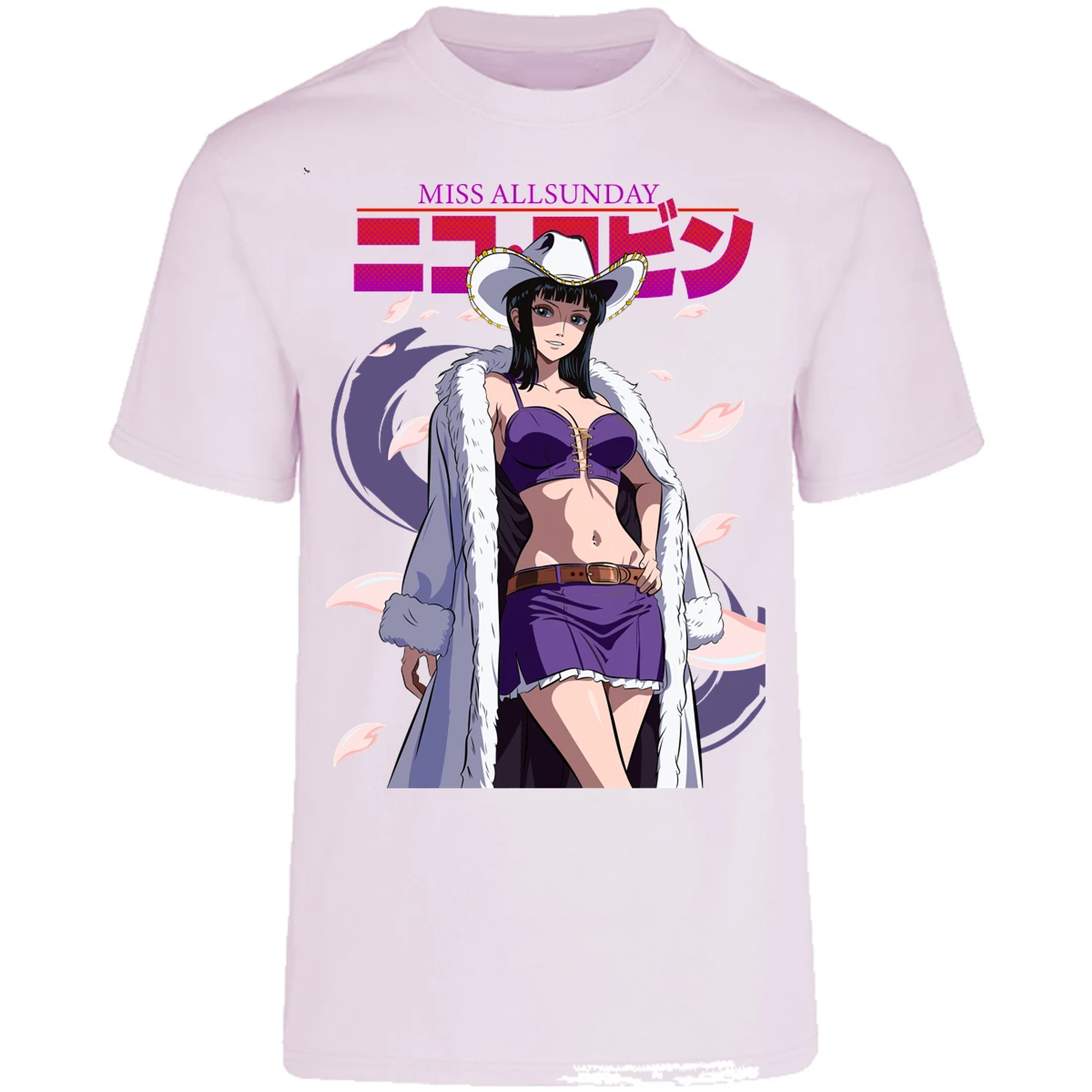 Playera One Piece Nico Miss Allsunday para Adulto 27