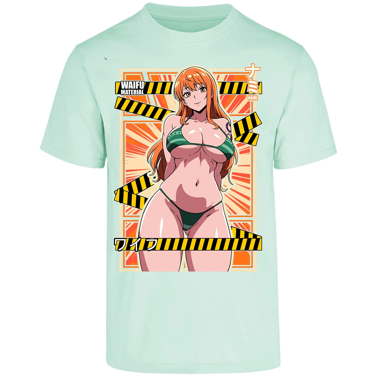 Playera One Piece Waifu Nami para Adulto 2