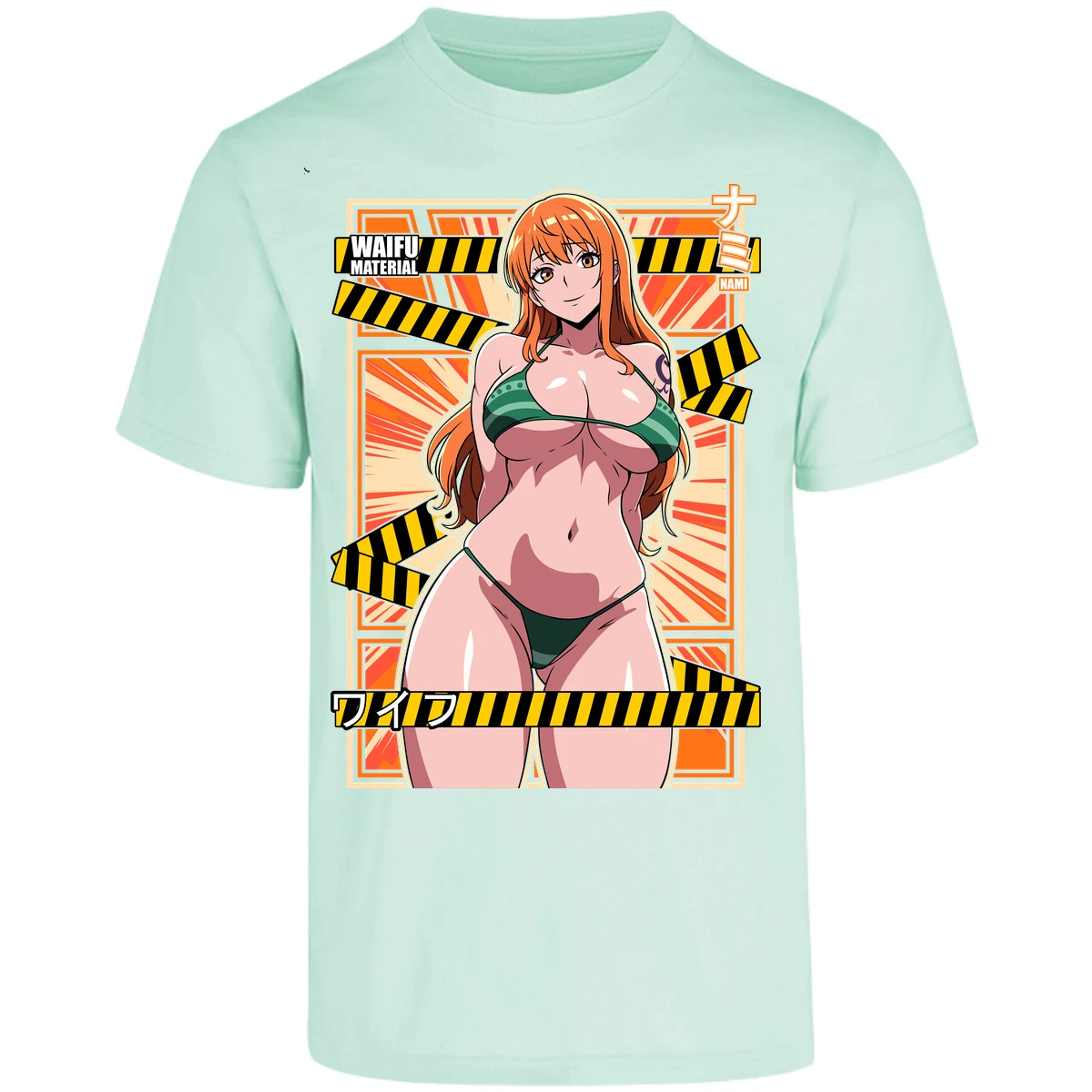 Playera One Piece Waifu Nami para Adulto 2