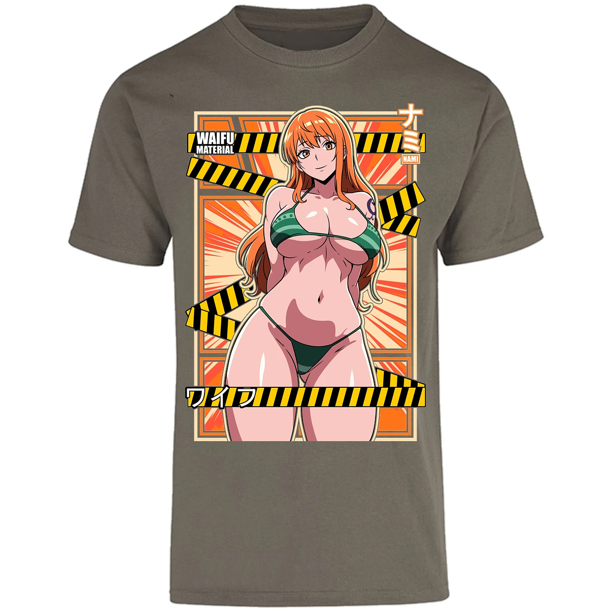 Playera One Piece Waifu Nami para Adulto 8