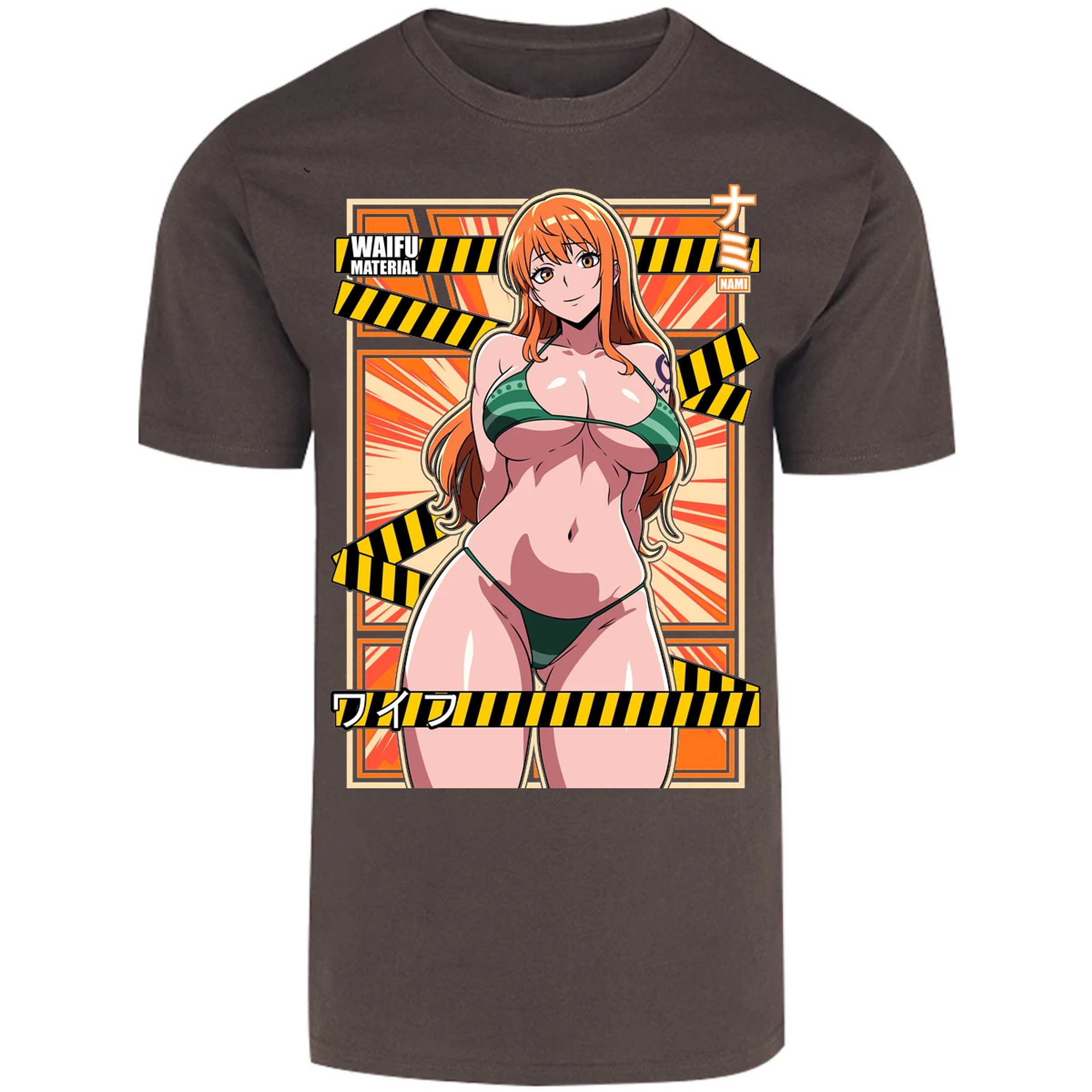 Playera One Piece Waifu Nami para Adulto 16