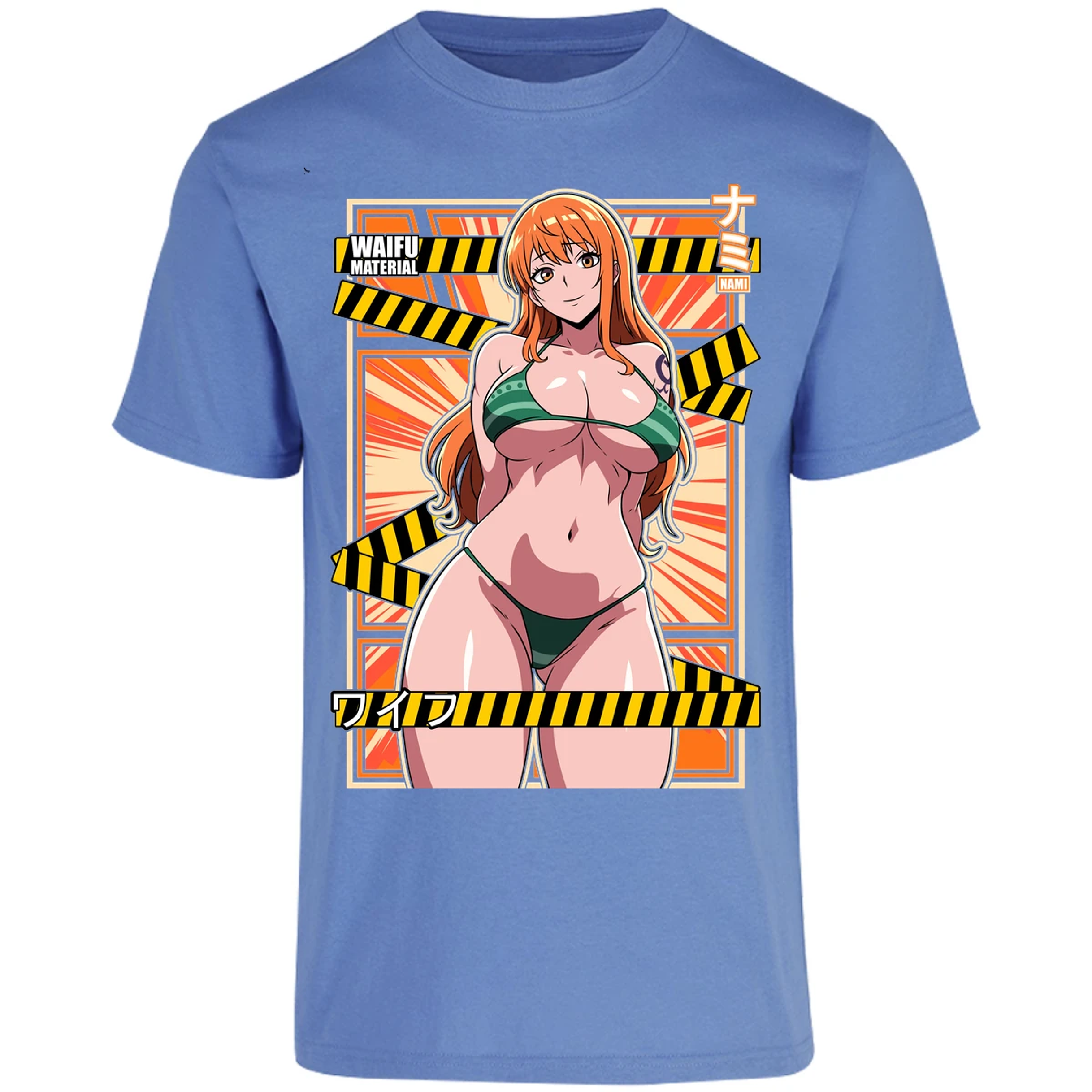 Playera One Piece Waifu Nami para Adulto 14