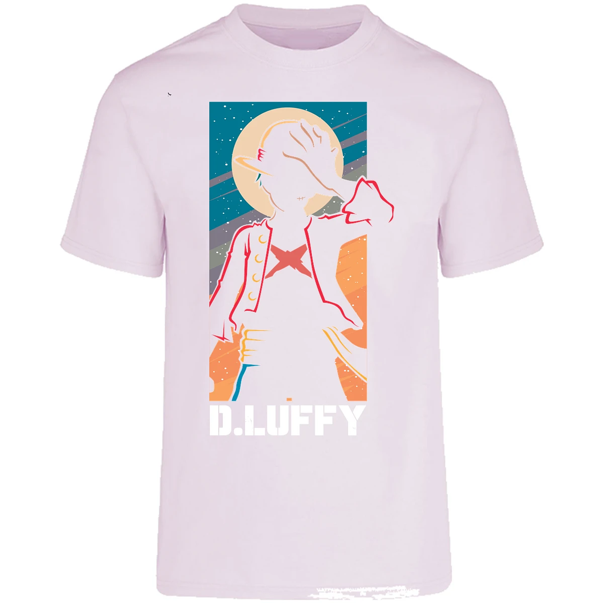 Playera One Piece Anime Luffy Silueta para Adulto 31