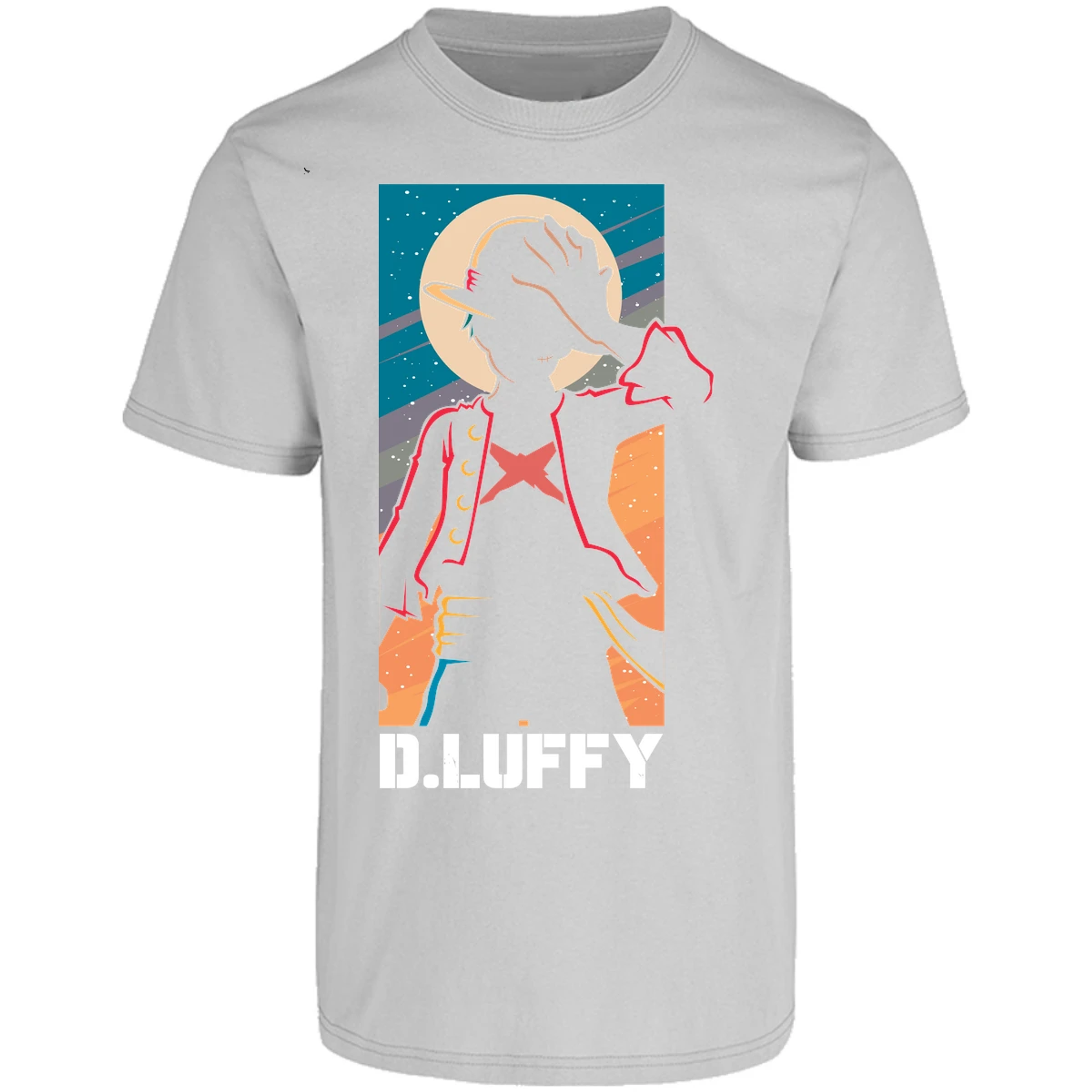 Playera One Piece Anime Luffy Silueta para Adulto 47