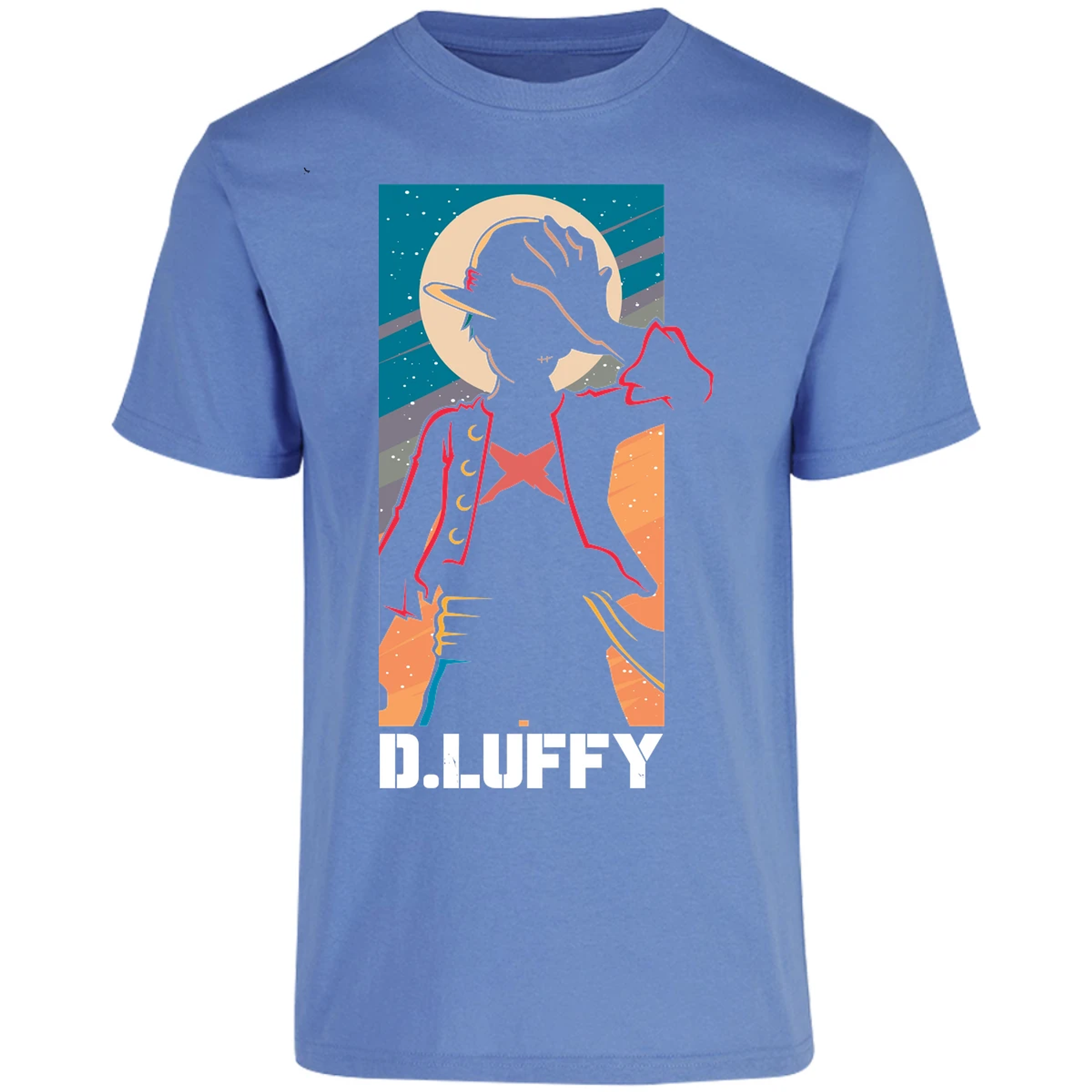 Playera One Piece Anime Luffy Silueta para Adulto 41
