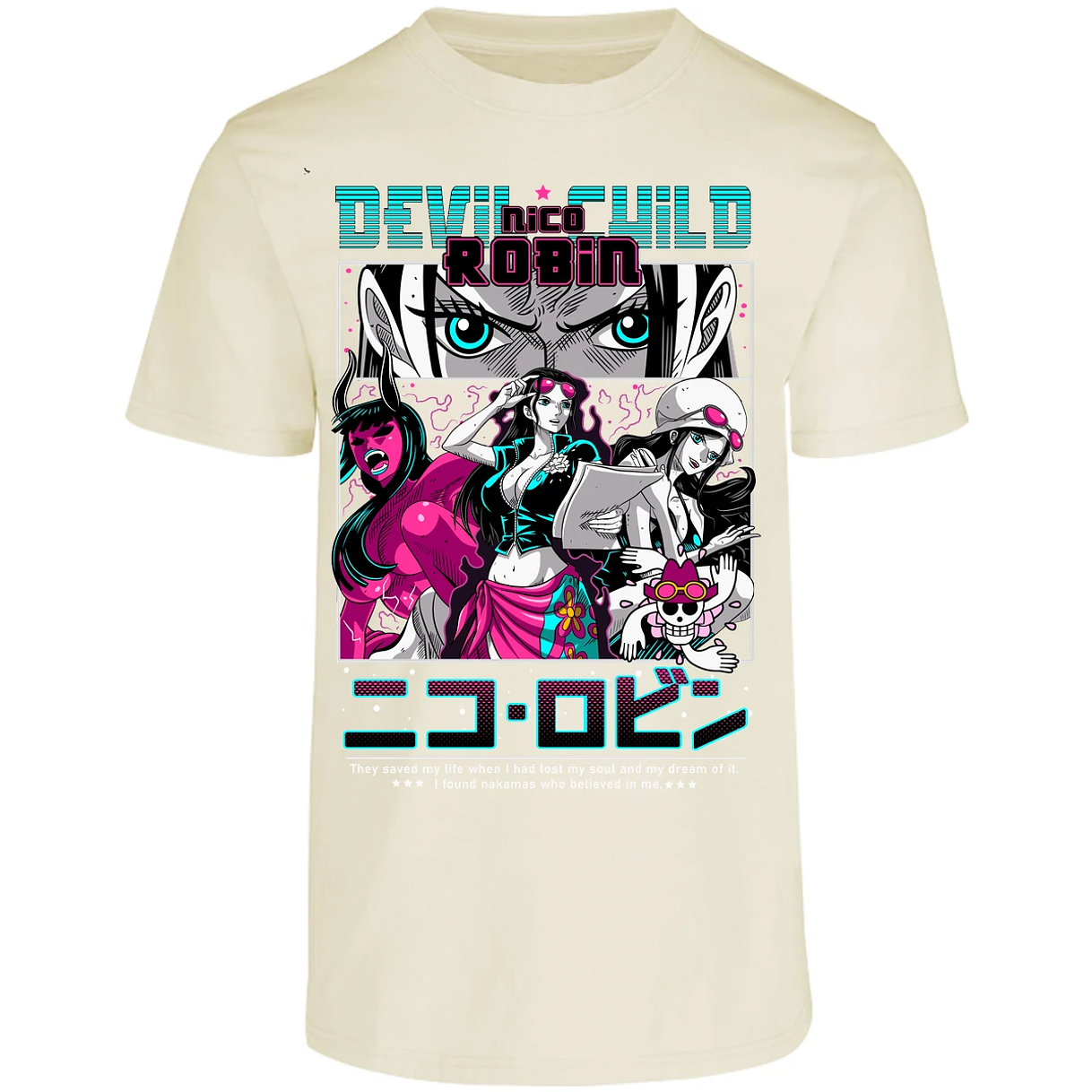 Playera One Piece Nico Robin Anime para Adulto 28