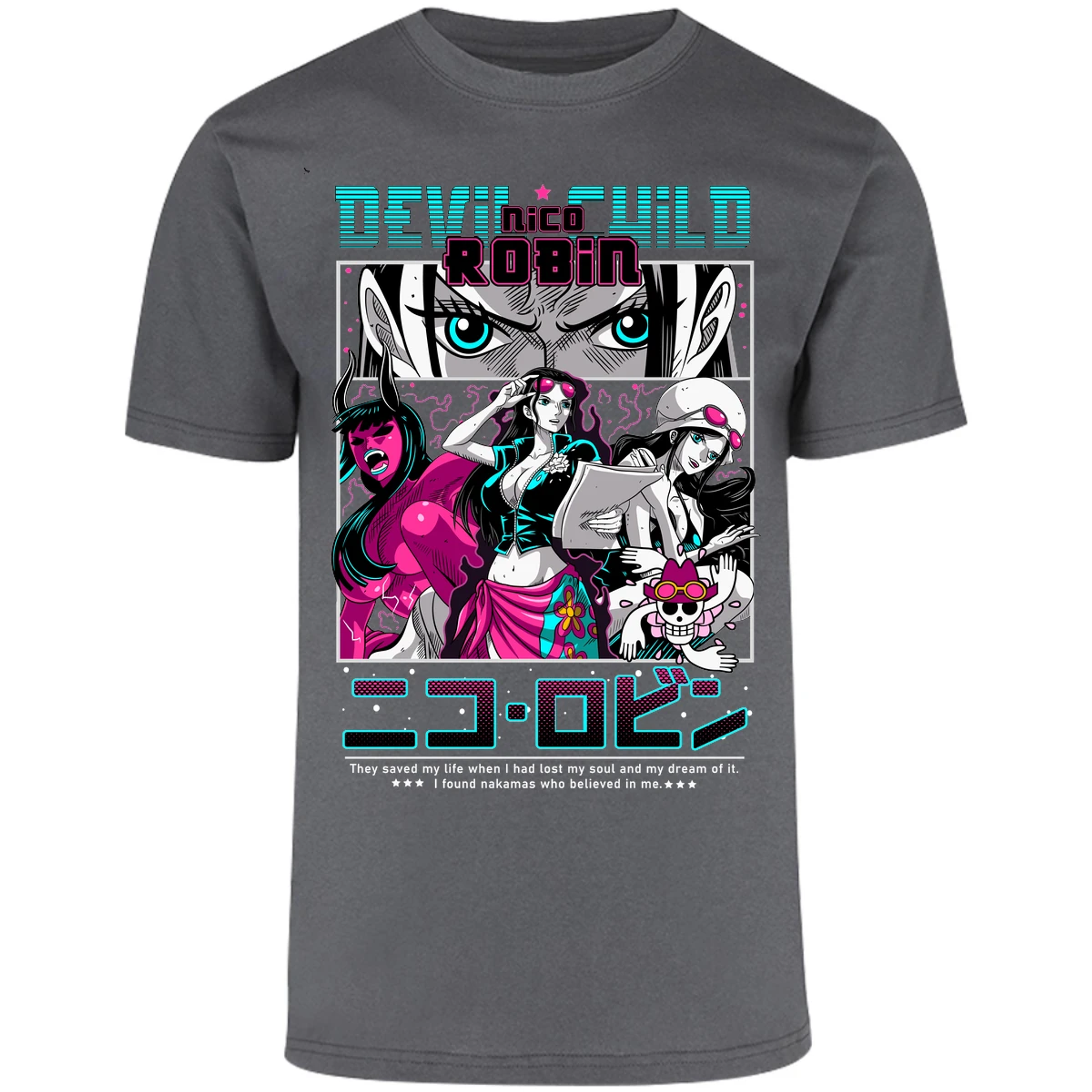 Playera One Piece Nico Robin Anime para Adulto 26