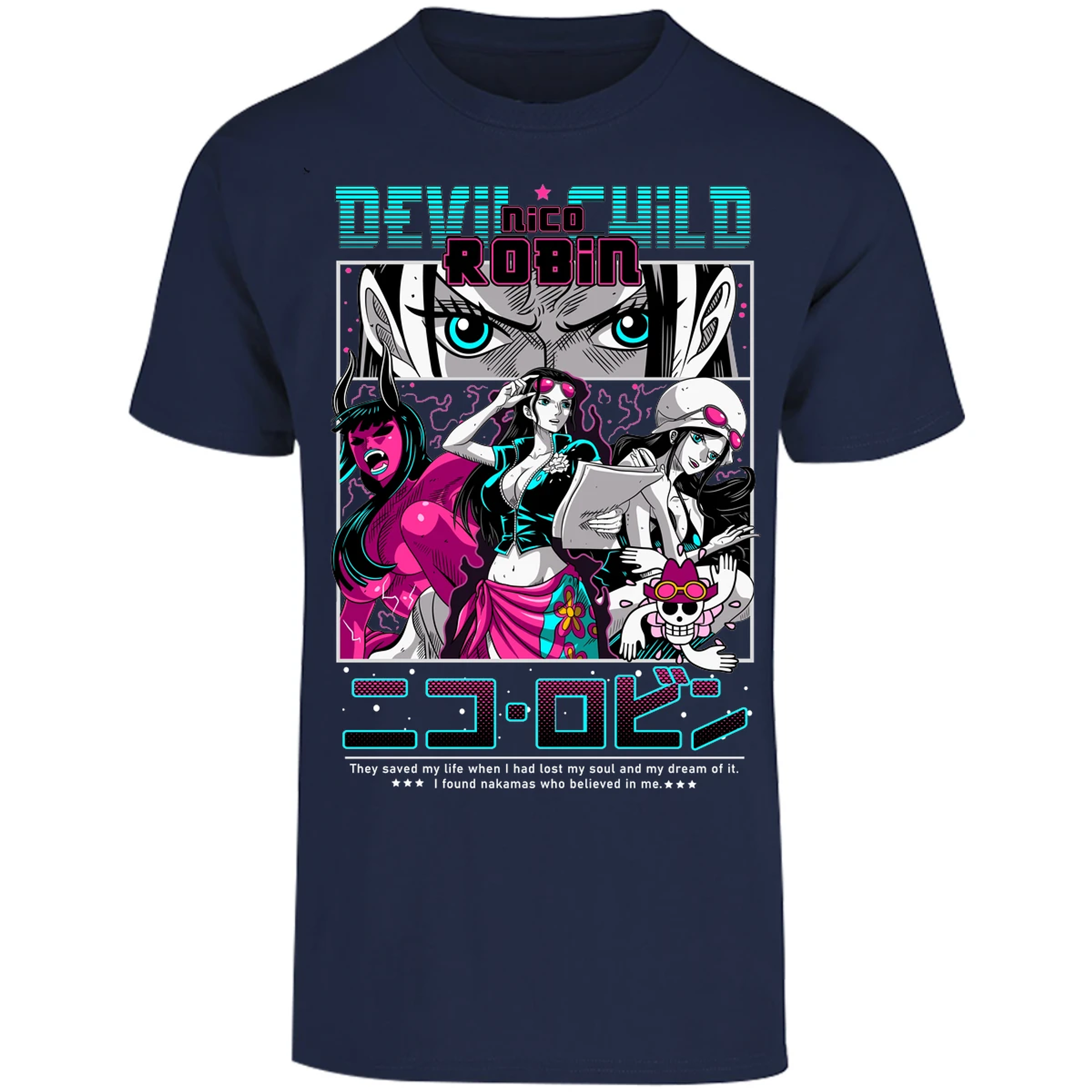 Playera One Piece Nico Robin Anime para Adulto 11