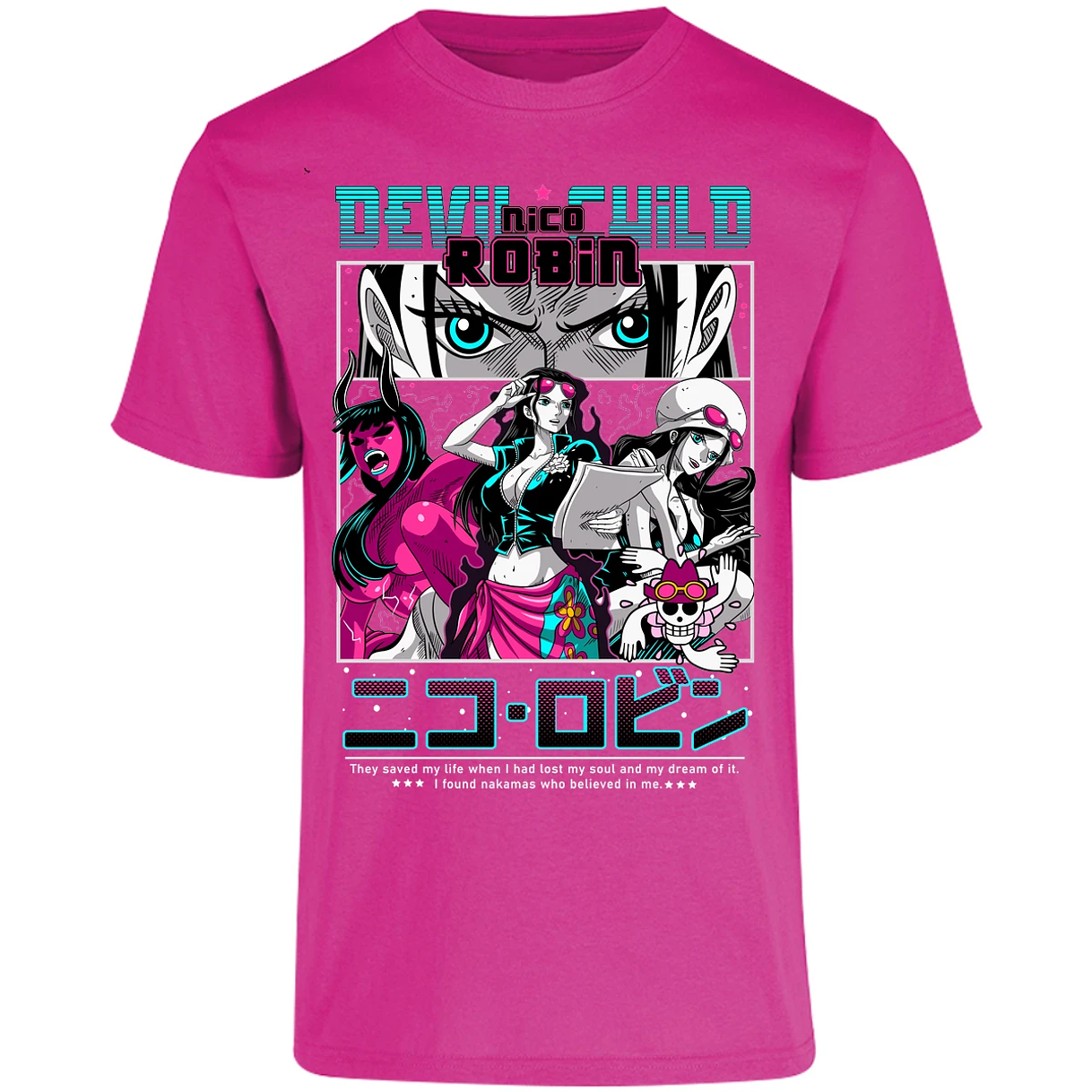 Playera One Piece Nico Robin Anime para Adulto 9